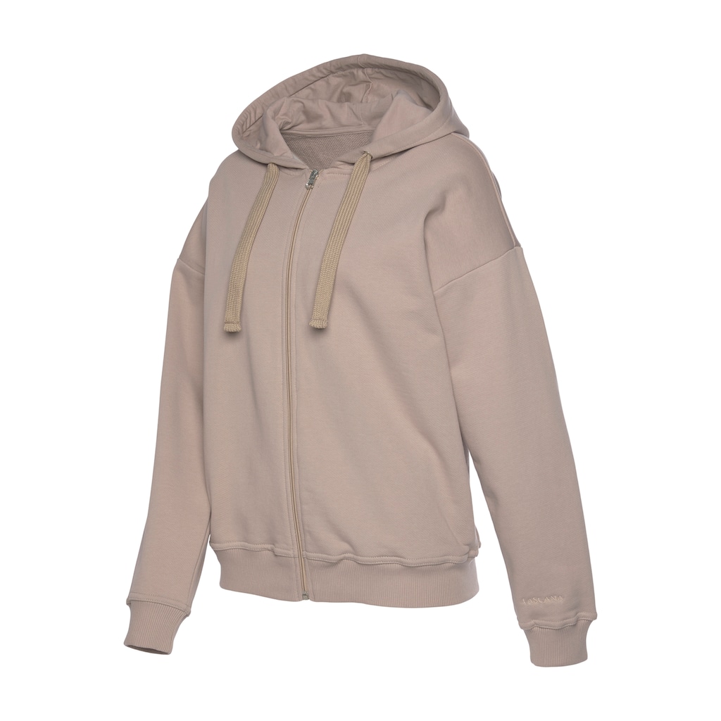 LASCANA Sweatjacke »-Loungejacke«