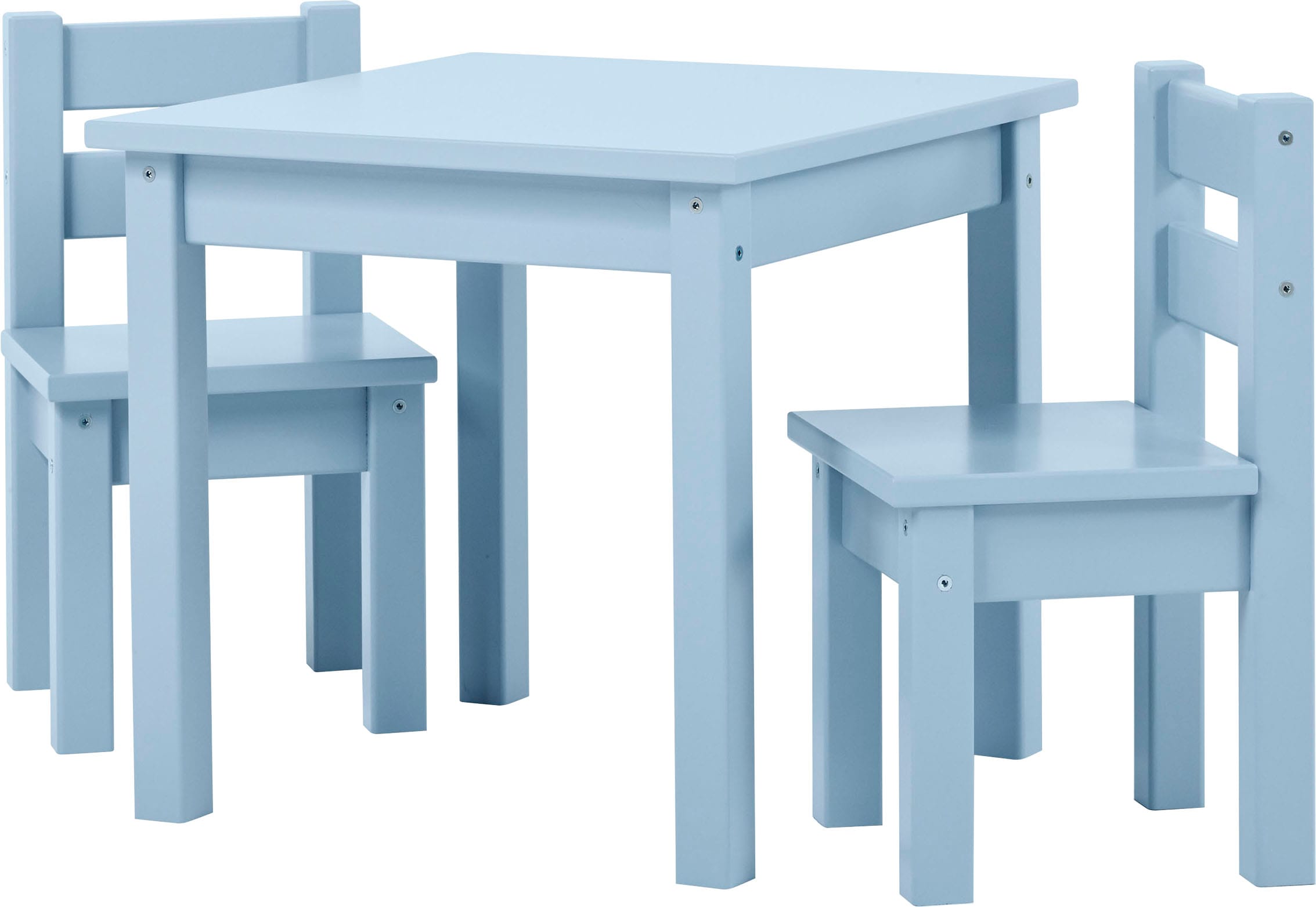 Hoppekids Kindersitzgruppe "MADS Kindersitzgruppe" Set, 1 Tisch, 2 Stühle, günstig online kaufen