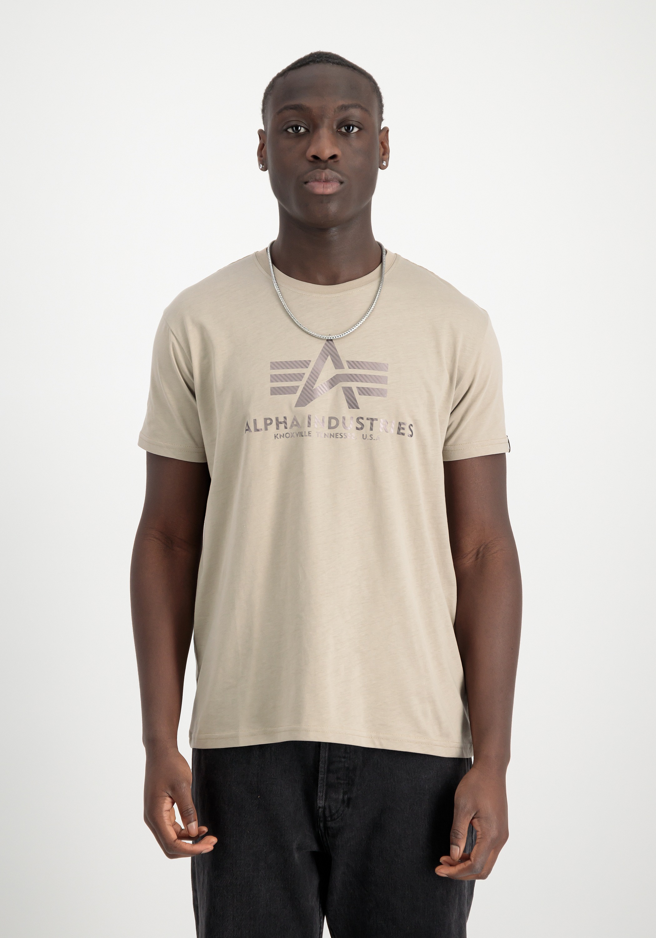 Alpha Industries T-Shirt »Alpha Industries Men - T-Shirts Basic T Carbon«