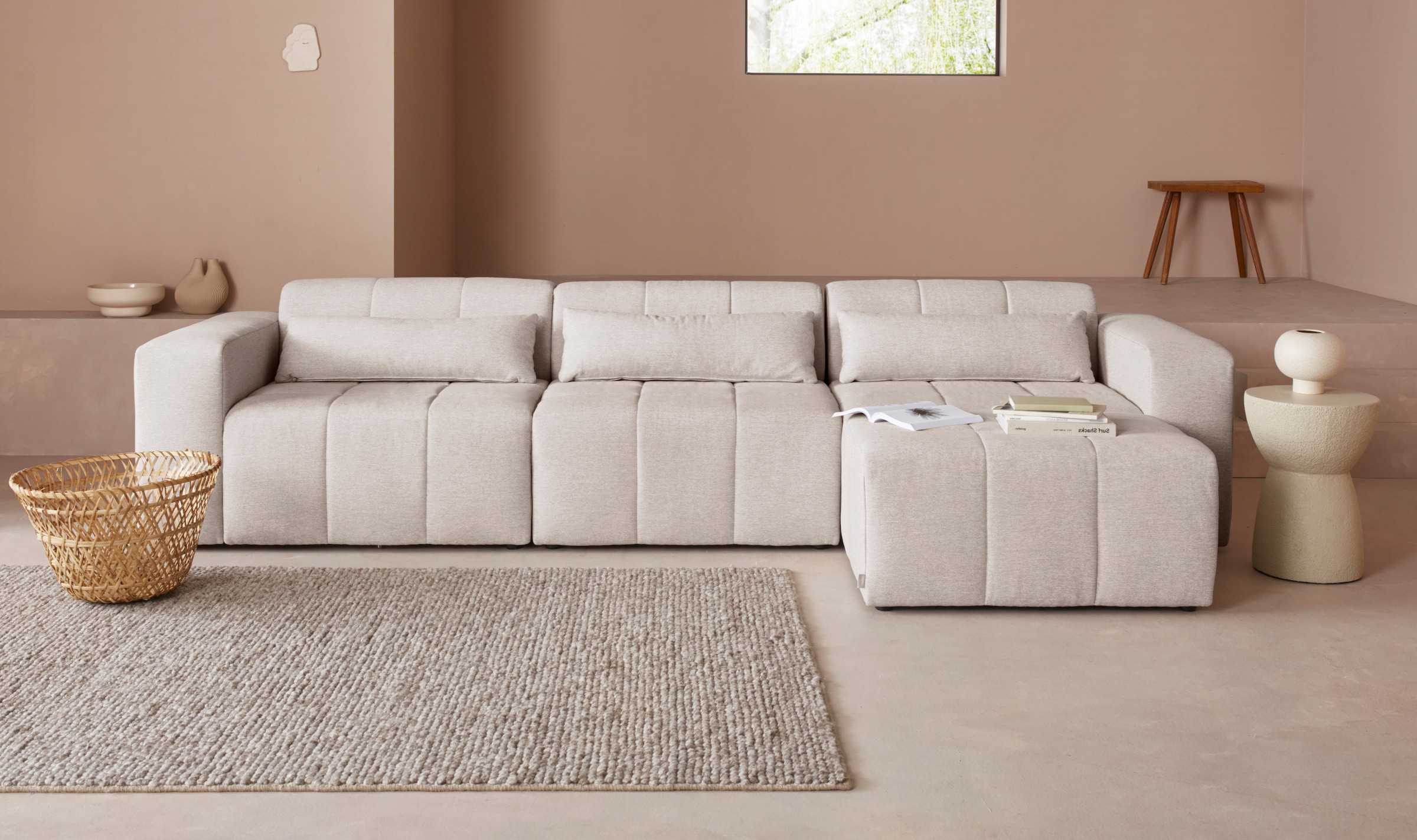 LeGer Home by Lena Gercke Ecksofa "Maileen L-Form", Modulsofa, bestehend au günstig online kaufen