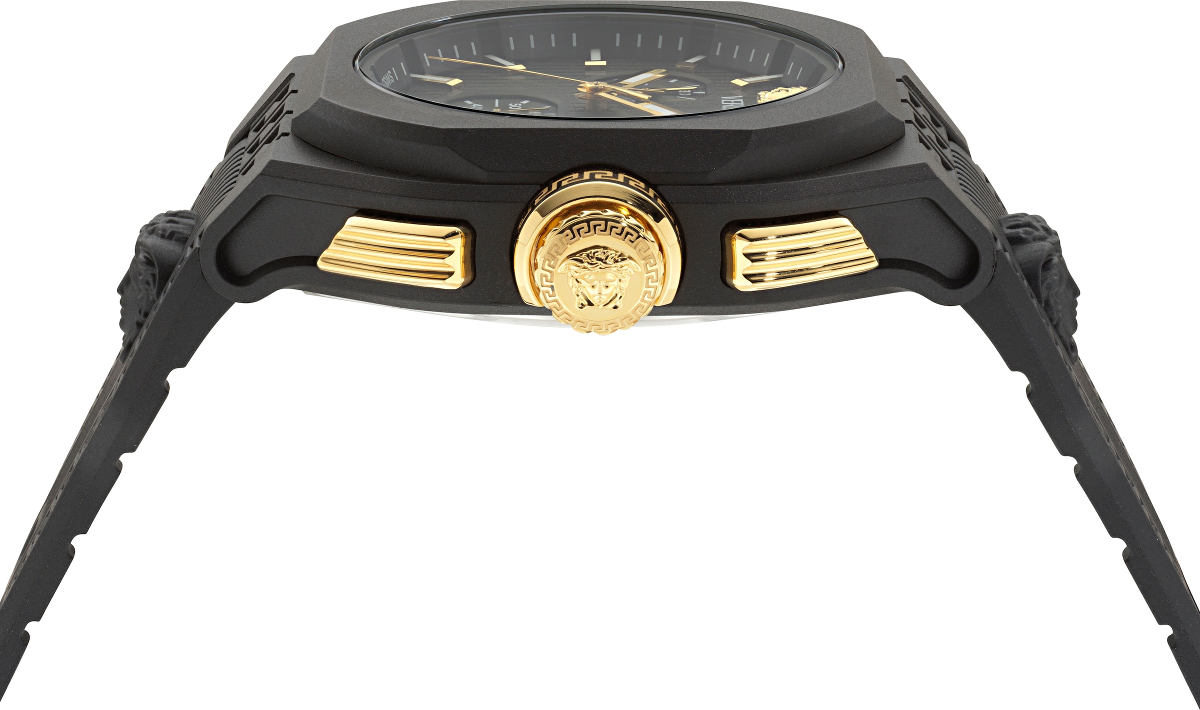 Versace Chronograph »V-LEGEND CHRONO«, Quarzuhr, Armbanduhr, Herrenuhr, Swiss Made,analog, Tag, Stoppfunktion