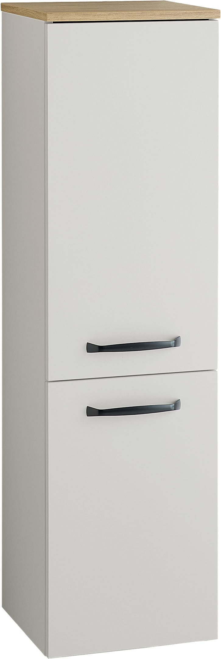 Saphir Midischrank "Quickset 500, Badschrank 32,4 cm breit, 2 Türen" 2 Einlegeböden, Badezimmer-Midischrank