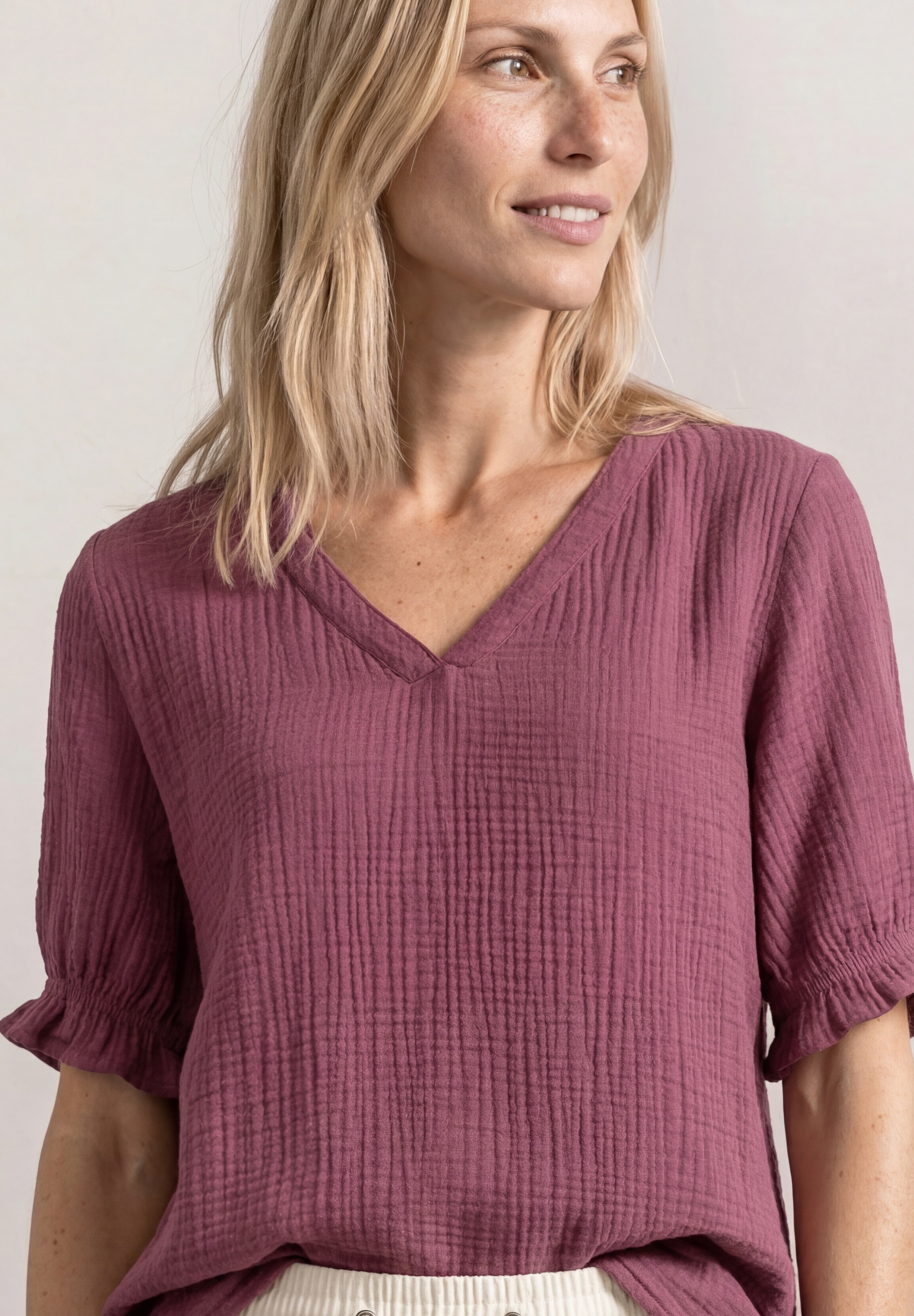 STREET ONE Shirtbluse aus reiner Baumwolle