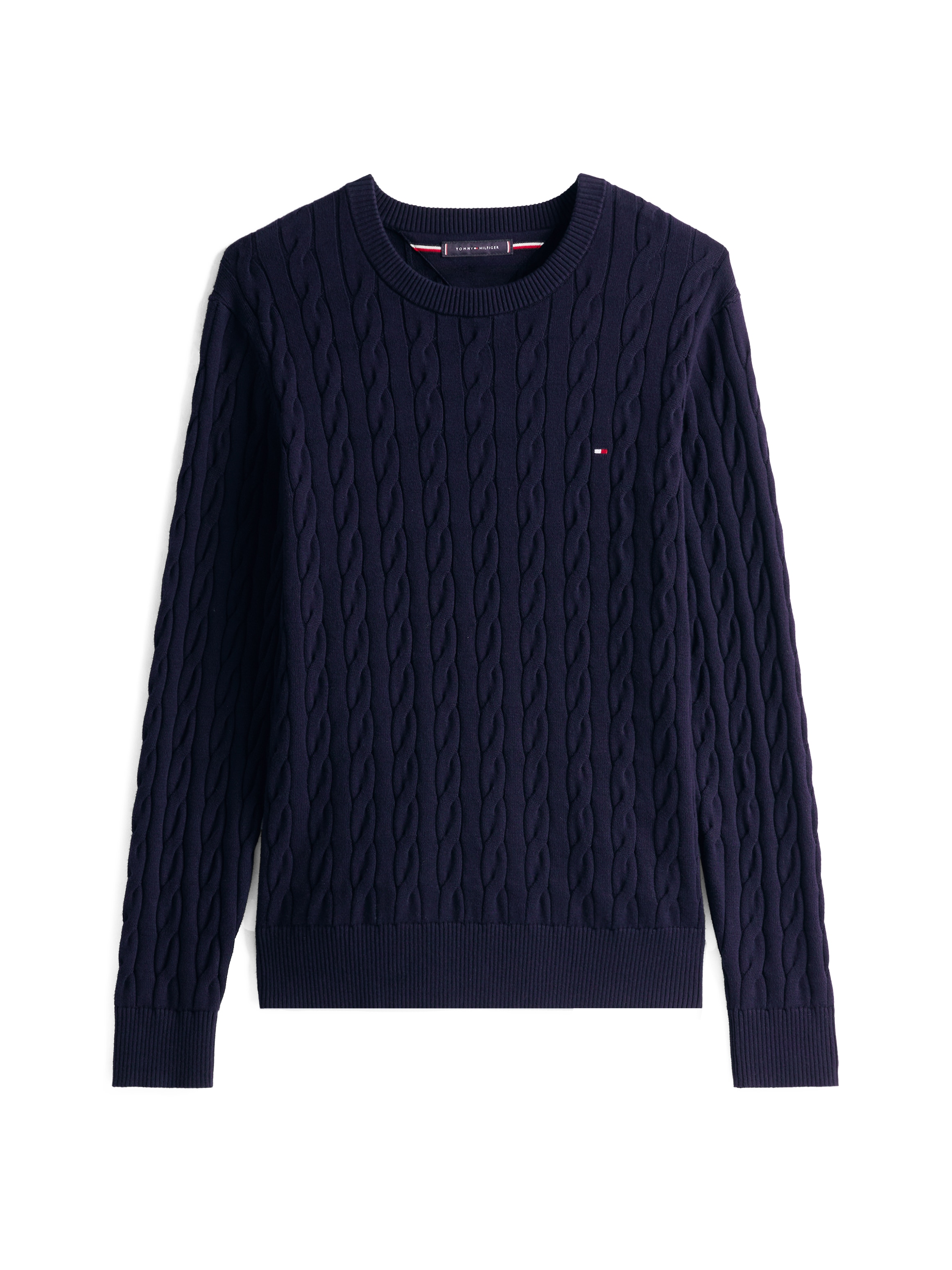 Tommy Hilfiger Strickpullover »CLASSIC CABLE CREW NECK«