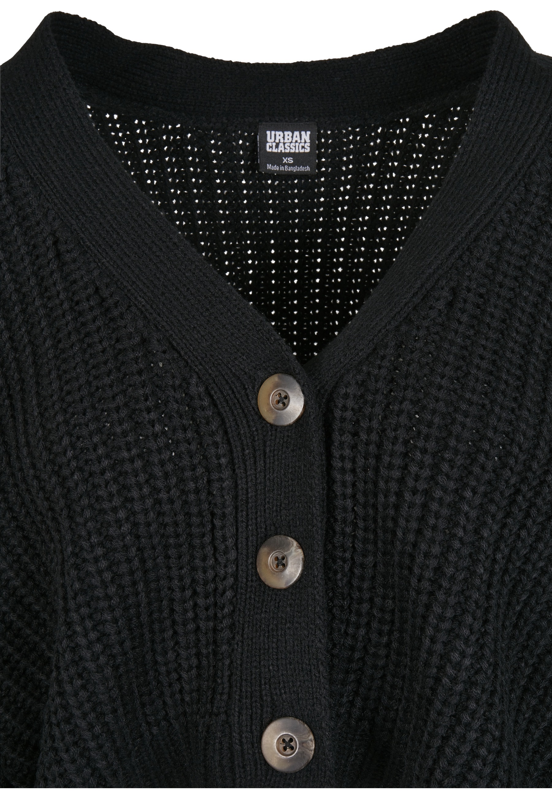 URBAN CLASSICS Cardigan »Urban Classics Damen Ladies Oversized Cardigan« 1 Stk.