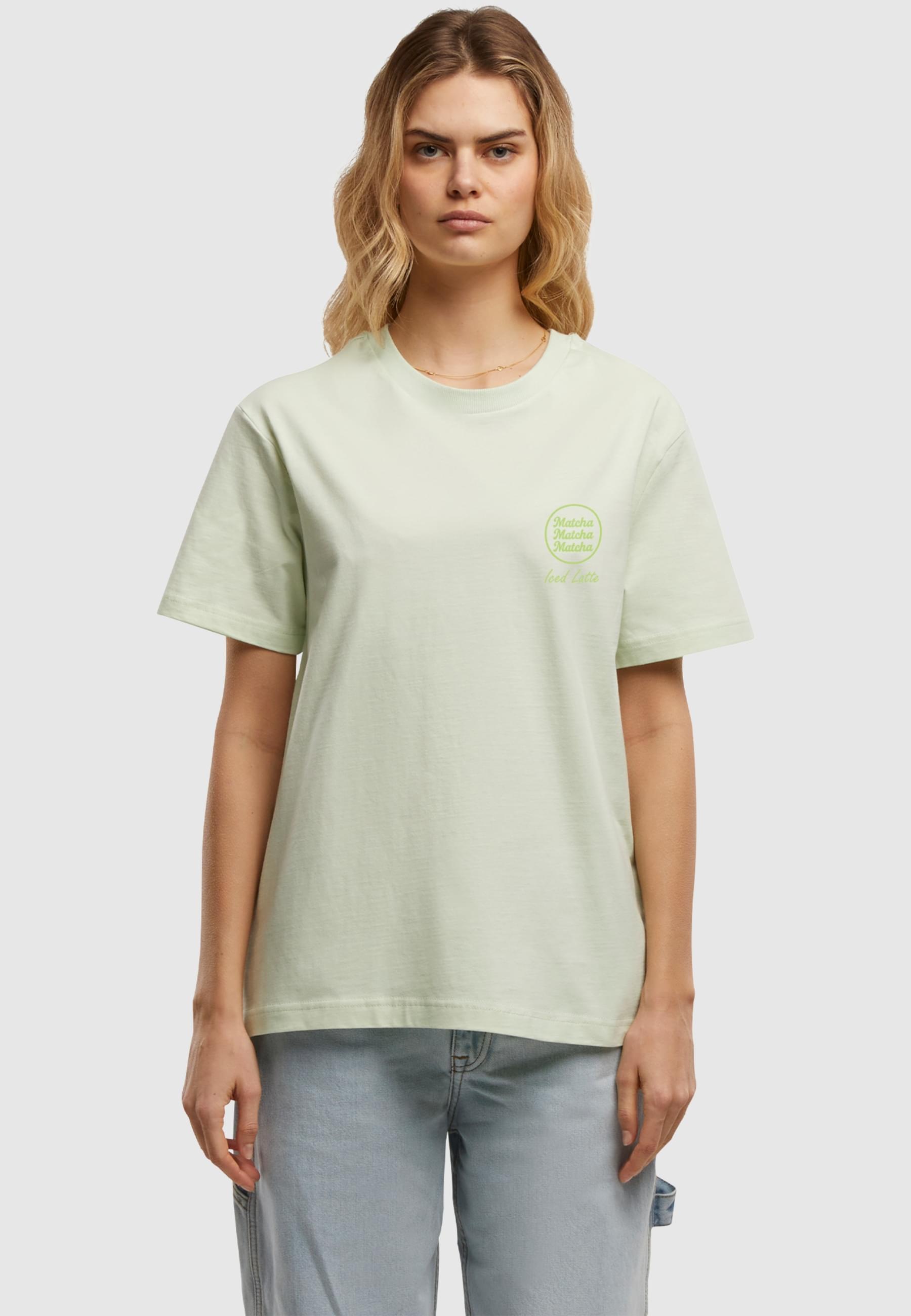 Thumbnail - Merchcode T-Shirt "Merchcode Ladies Iced Matcha Latte Tee" 1 Stk.