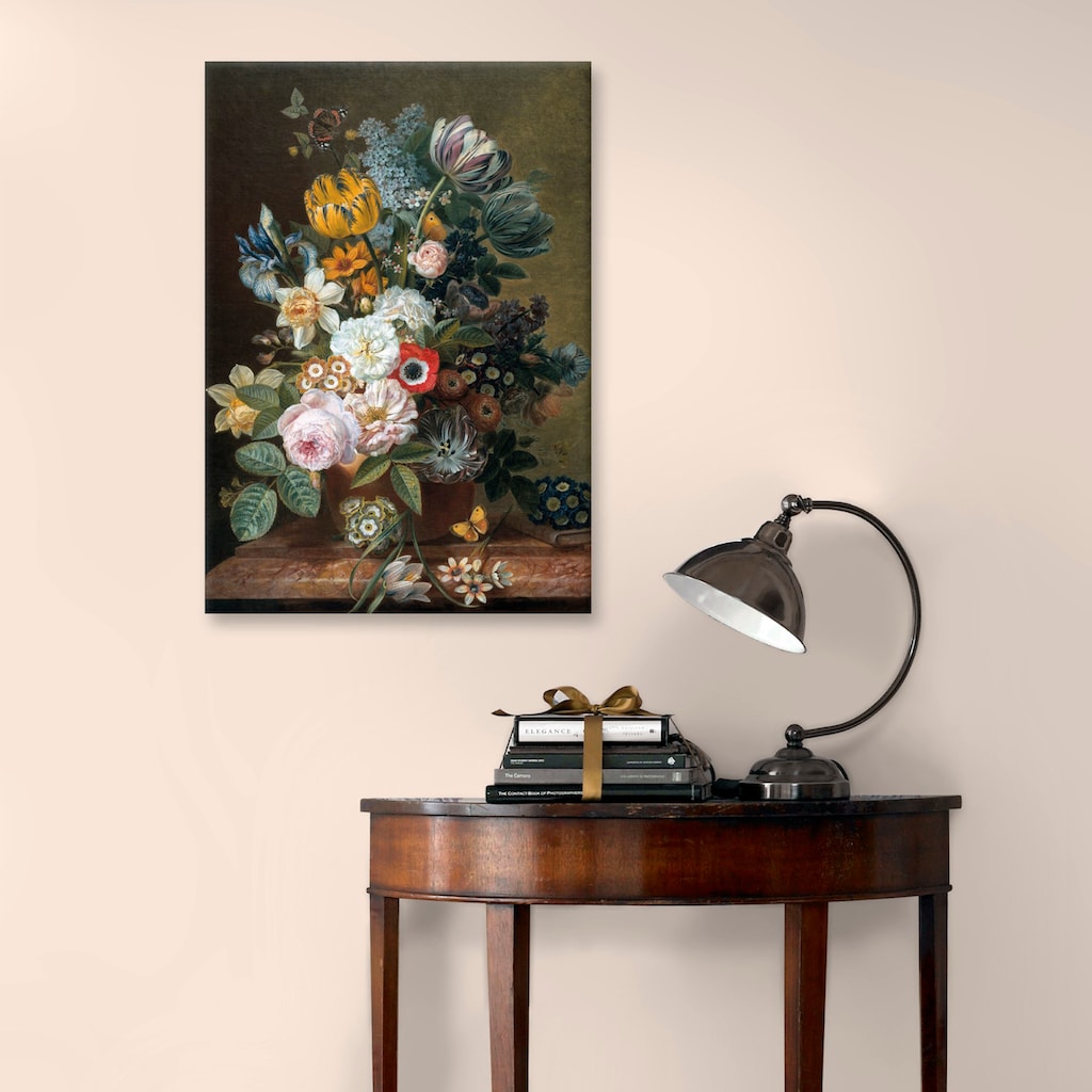 Art for the home Leinwandbild »Stillleben Blumen«, Blumen