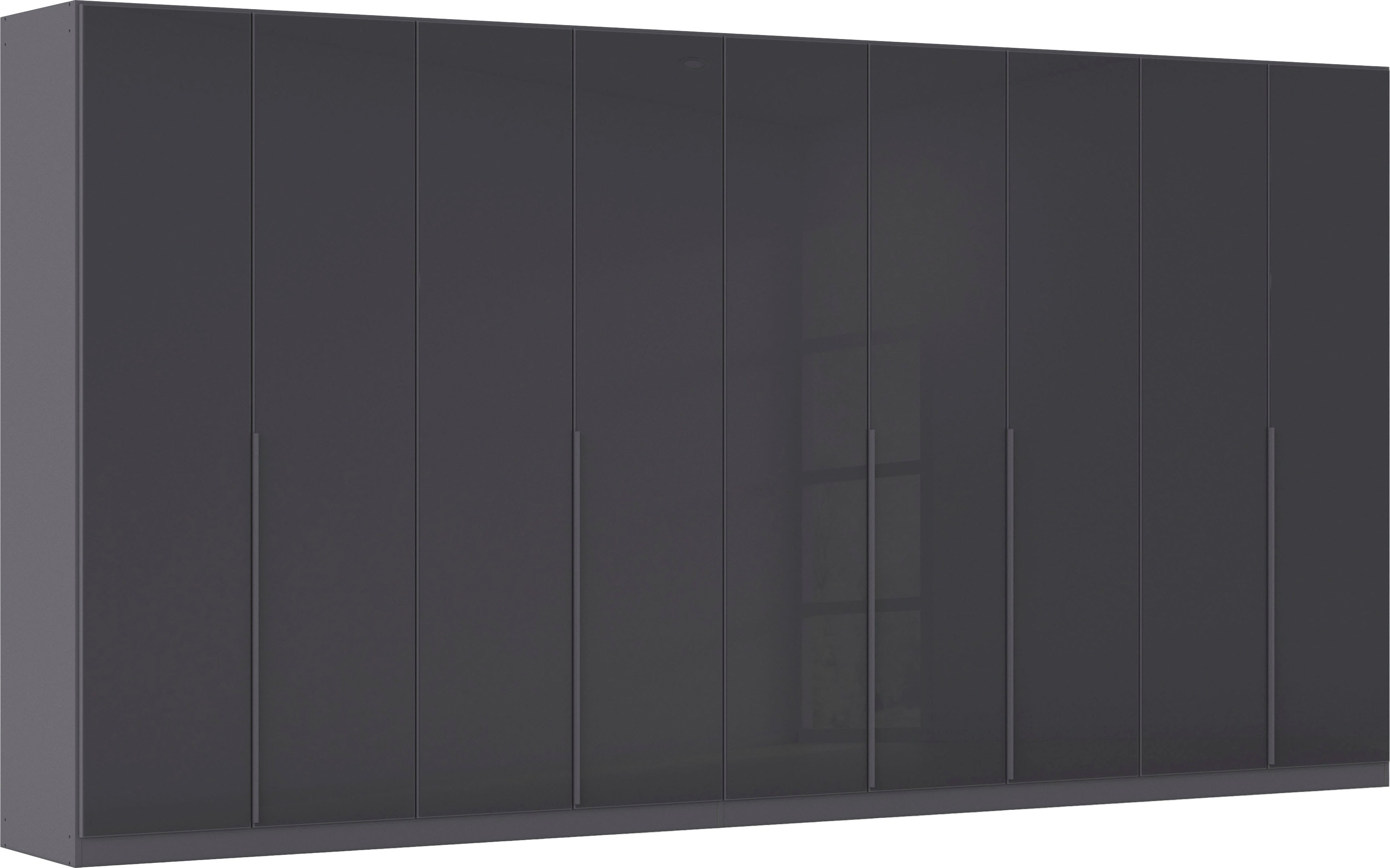 OTTO home Drehtürenschrank "Kleiderschrank Kleiderschränke Schrank Garderobe AGORDO mit Glasfront" in zwei Griff-Farben, Breiten 91-405 cm, durchdachte Innenausstattung, in 8 Breiten und 2 Höhen MADE IN GERMANY