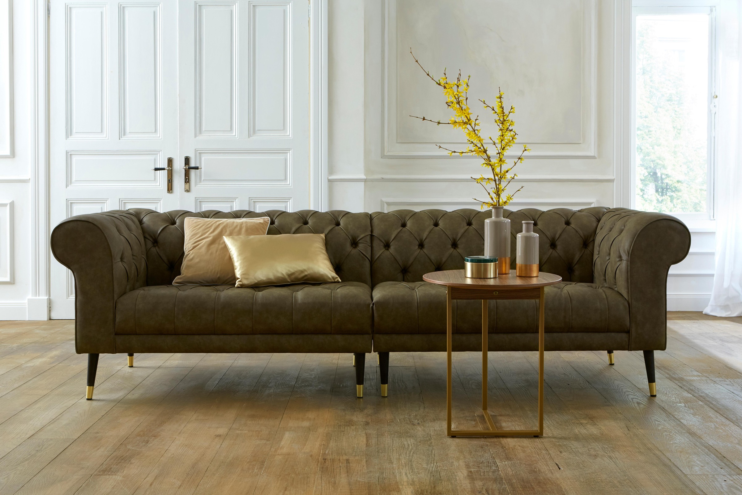 Home affaire Chesterfield-Sofa "Tinnum" günstig online kaufen