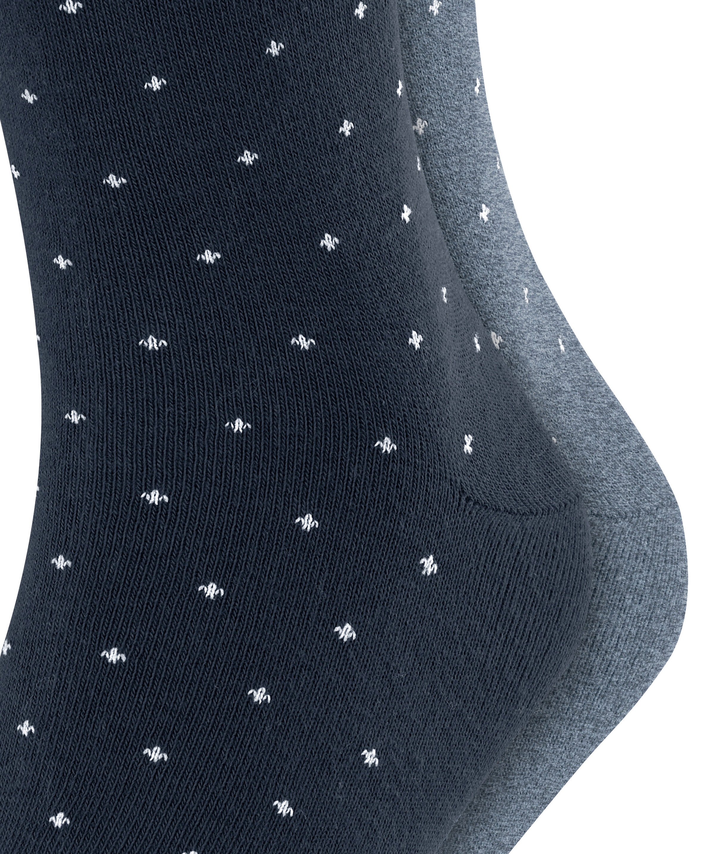 Esprit Socken »Fine Dot« 2 Paar,  gepunktet, geripptes Bündchen, Baumwoll-Mix
