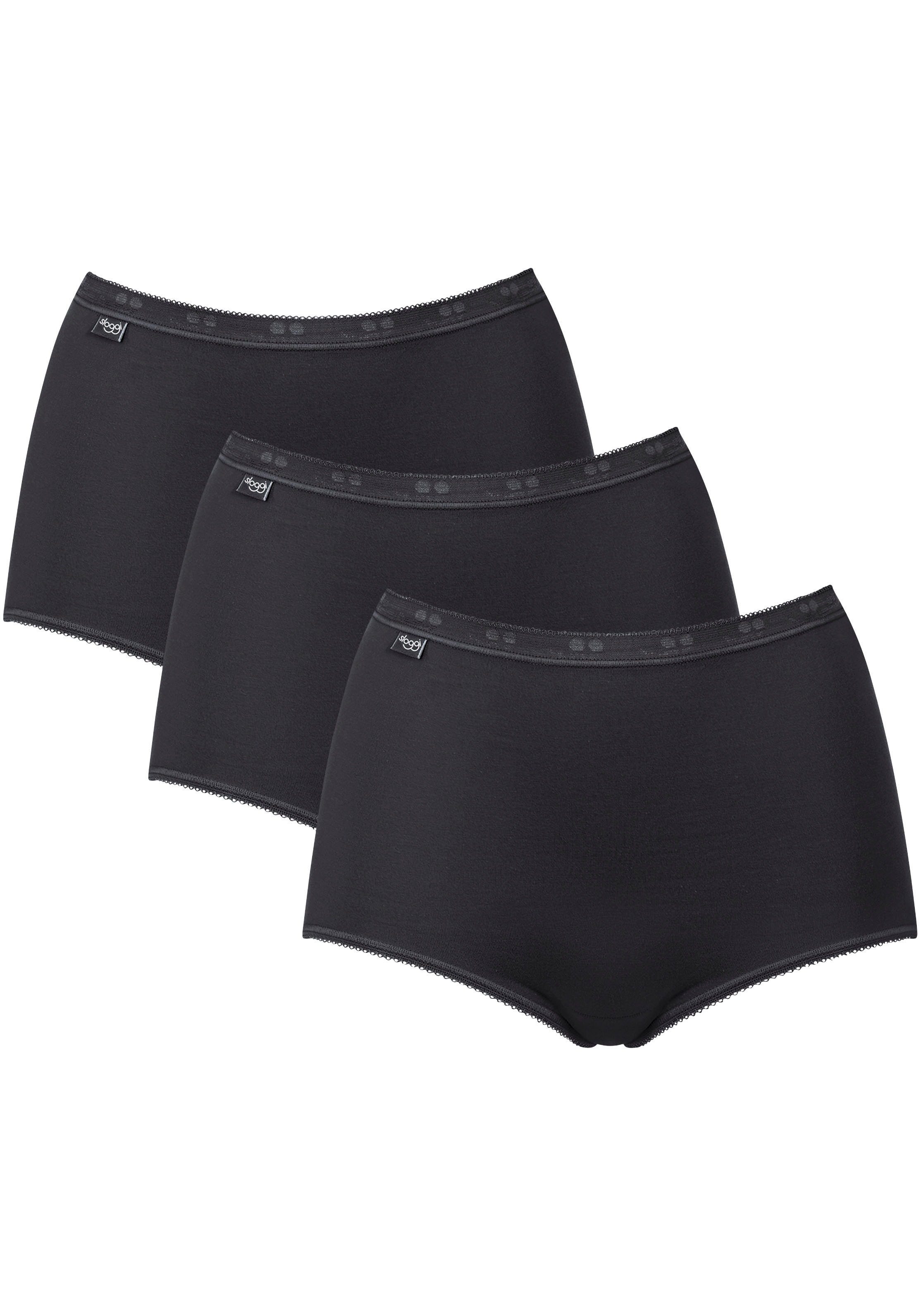 sloggi Maxislip "Basic+", (3er Pack), perfekter Sitz, Baumwollmischung, wei günstig online kaufen