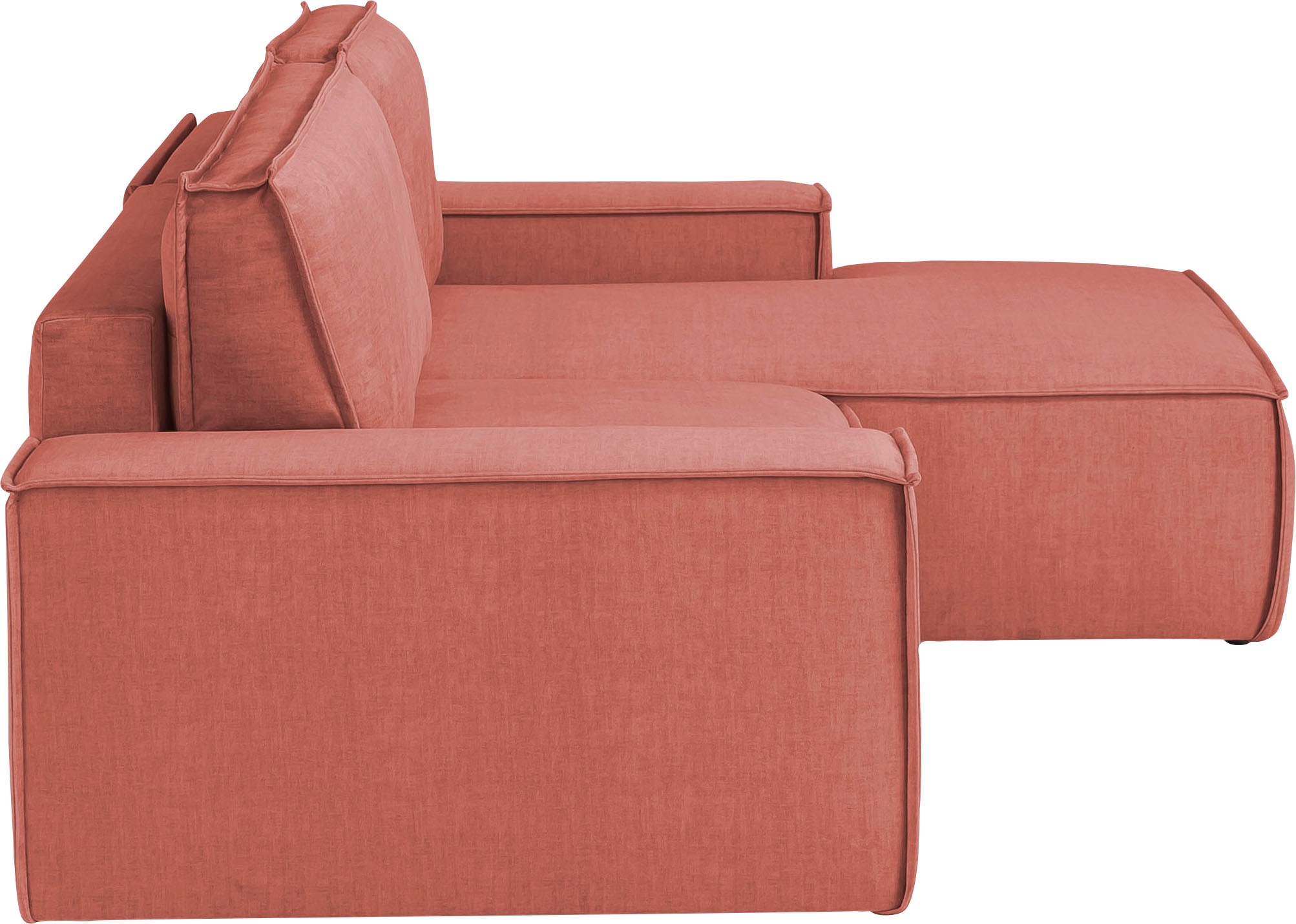 Ecksofa SHERWOOD Schlafsofa, mit Bettkasten, Cord-Bezug