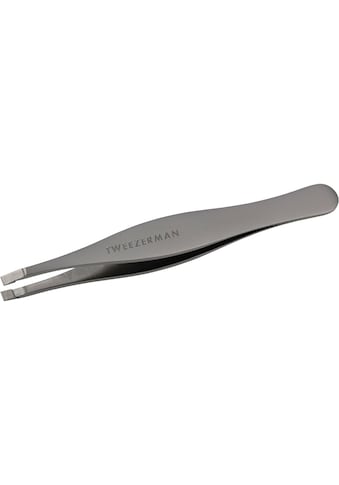 TWEEZERMAN Augenbrauenpinzette »GEAR FLAT TIP TWE...