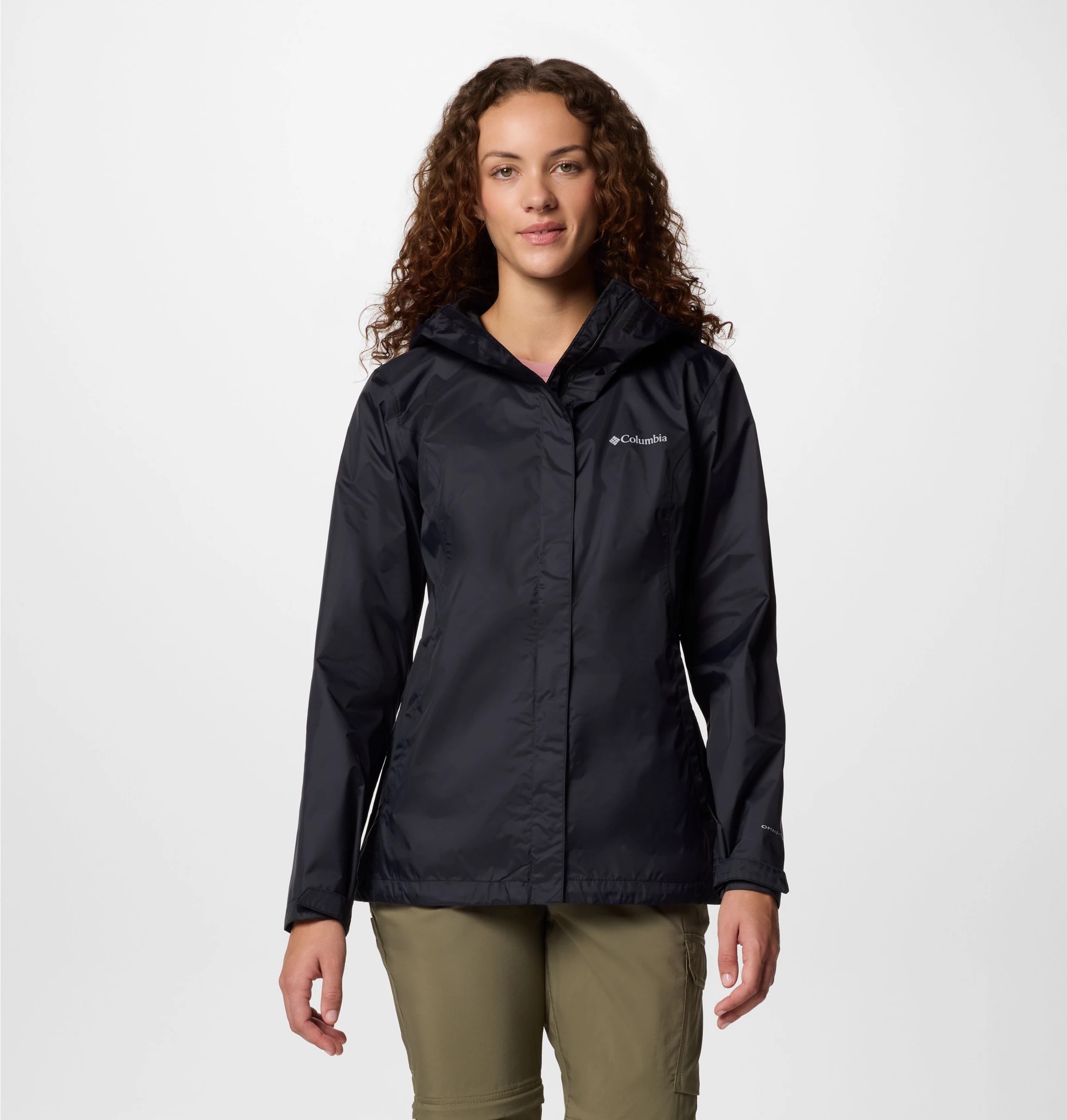 Columbia Regenjacke "Arcadia II Jacket" wasserdicht, winddicht, mit Reißverschluss, aus Nylon und Polyester