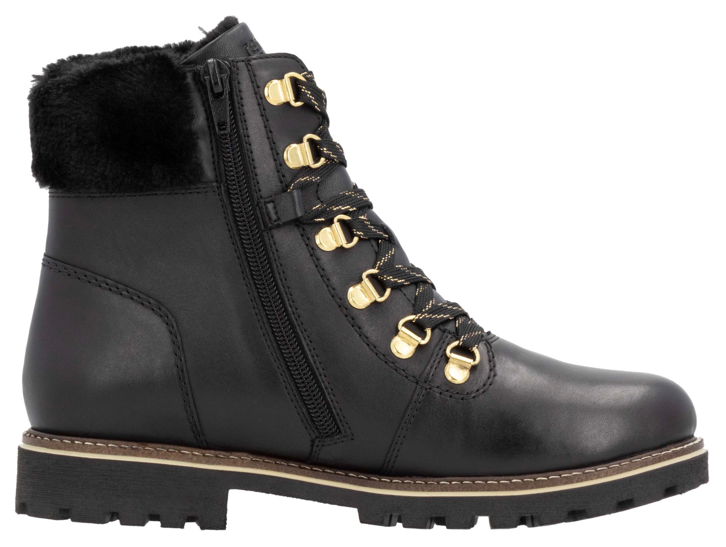 Remonte Winterboots, Blockabsatz, Winterstiefelette, Schnürstiefelette mit TEX-Membran