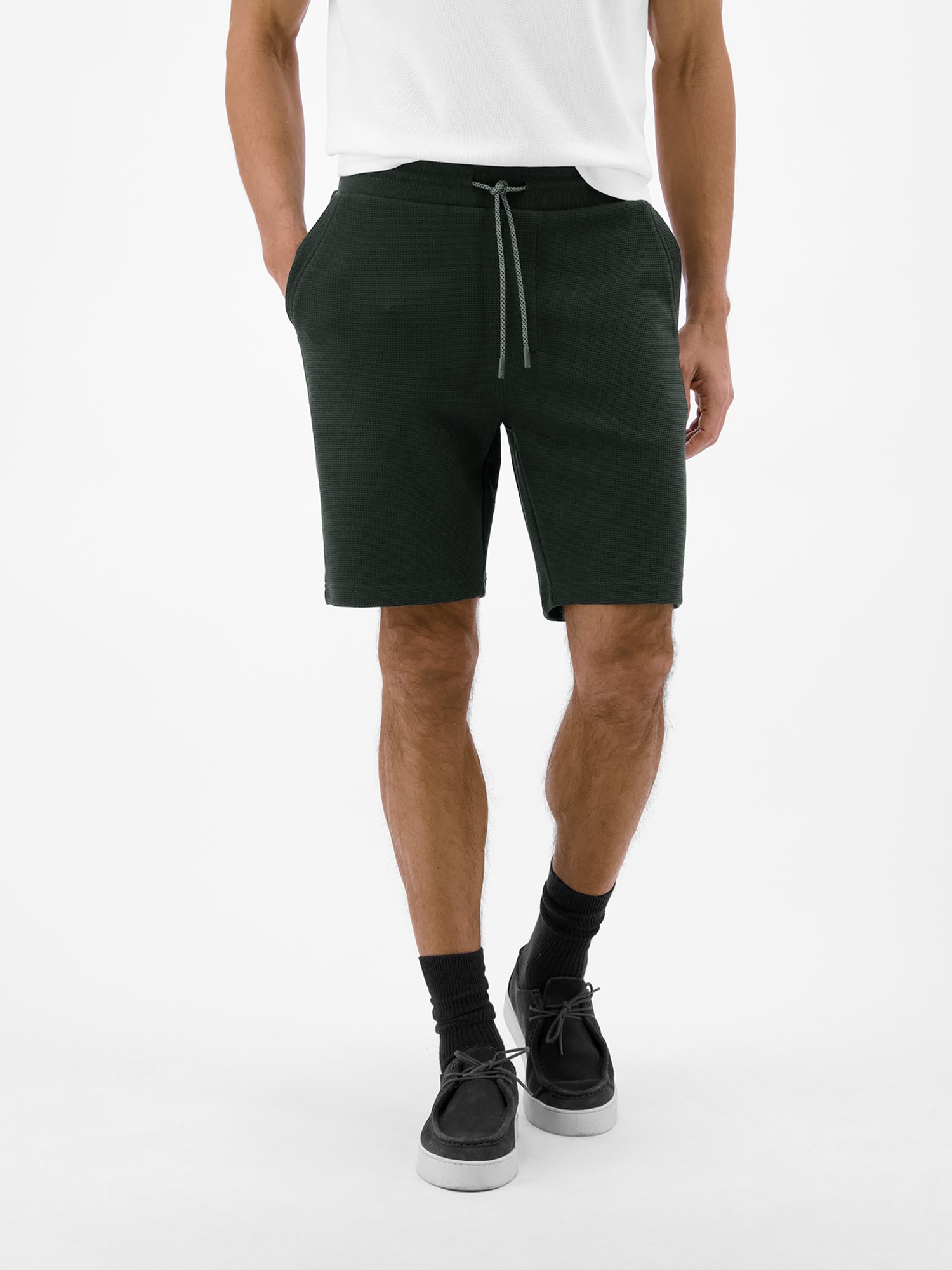 LERROS "Bequeme Shorts mit Kordelzug in Jerseyqualität"