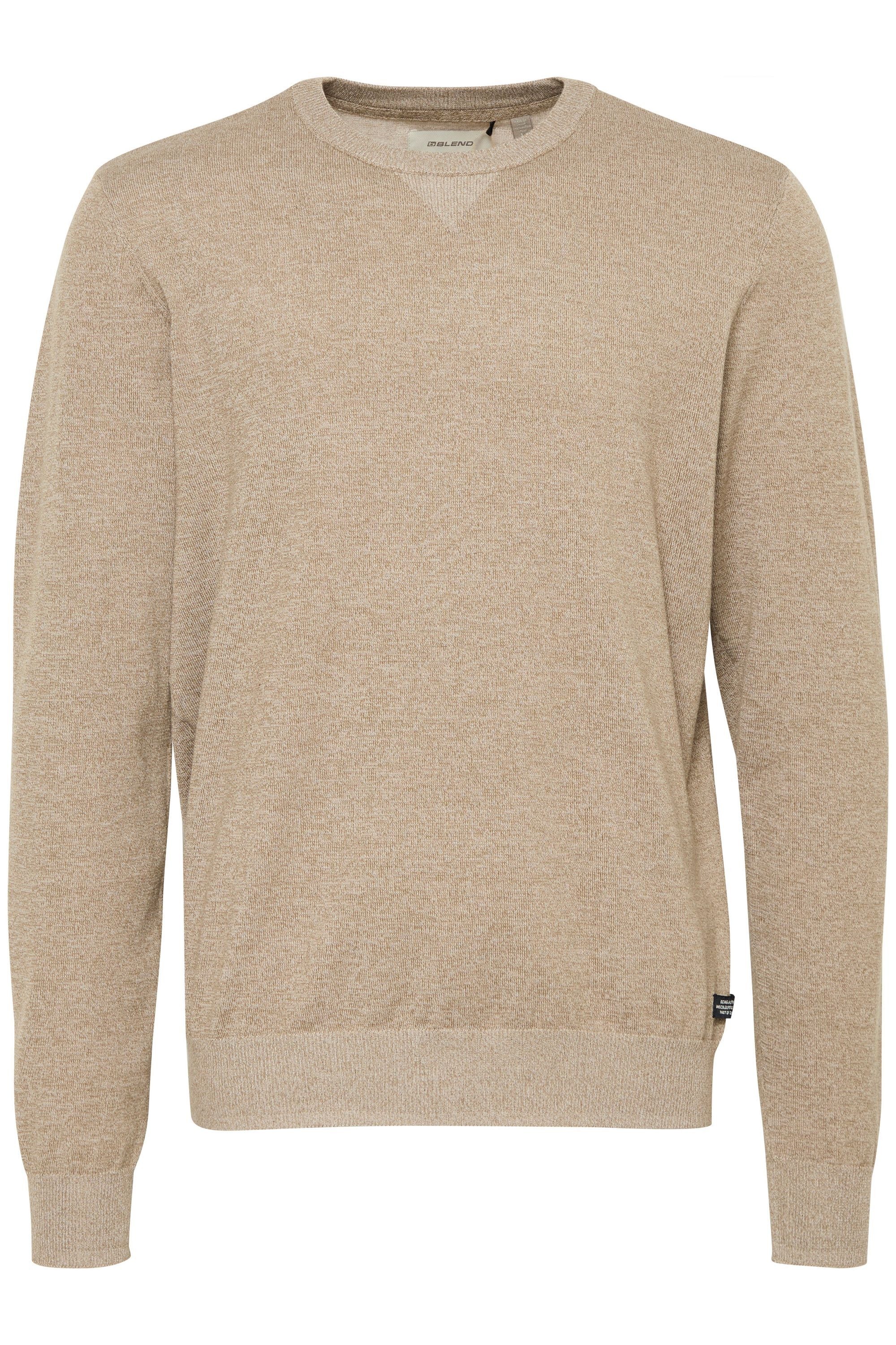 Blend Longpullover "BHBruton" Stilvoller melierter Strickpullover günstig online kaufen