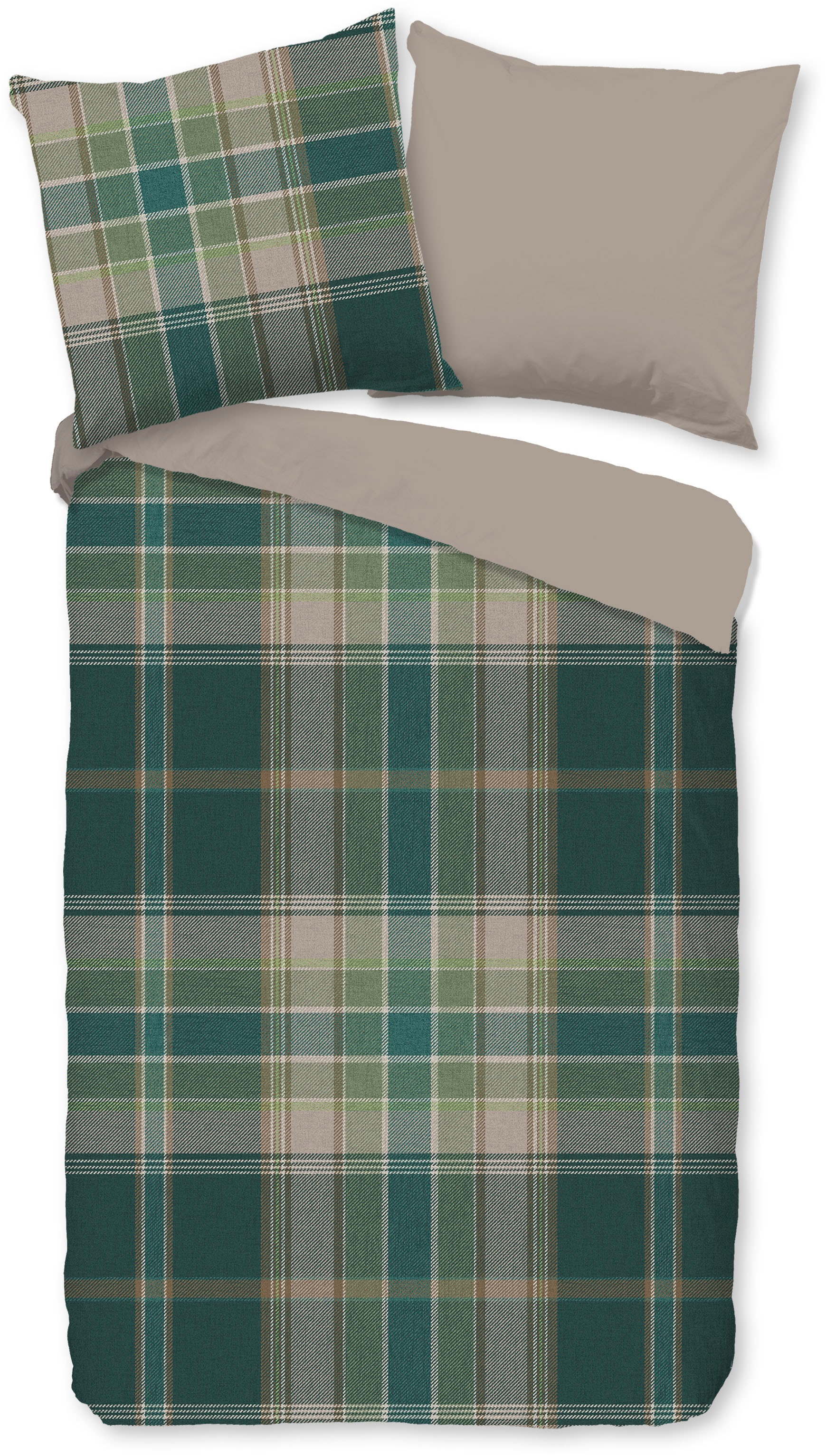 good morning Wendebettwäsche "Dirkje" 3 Stk. tlg. Flanell, Biber, Winter, W günstig online kaufen