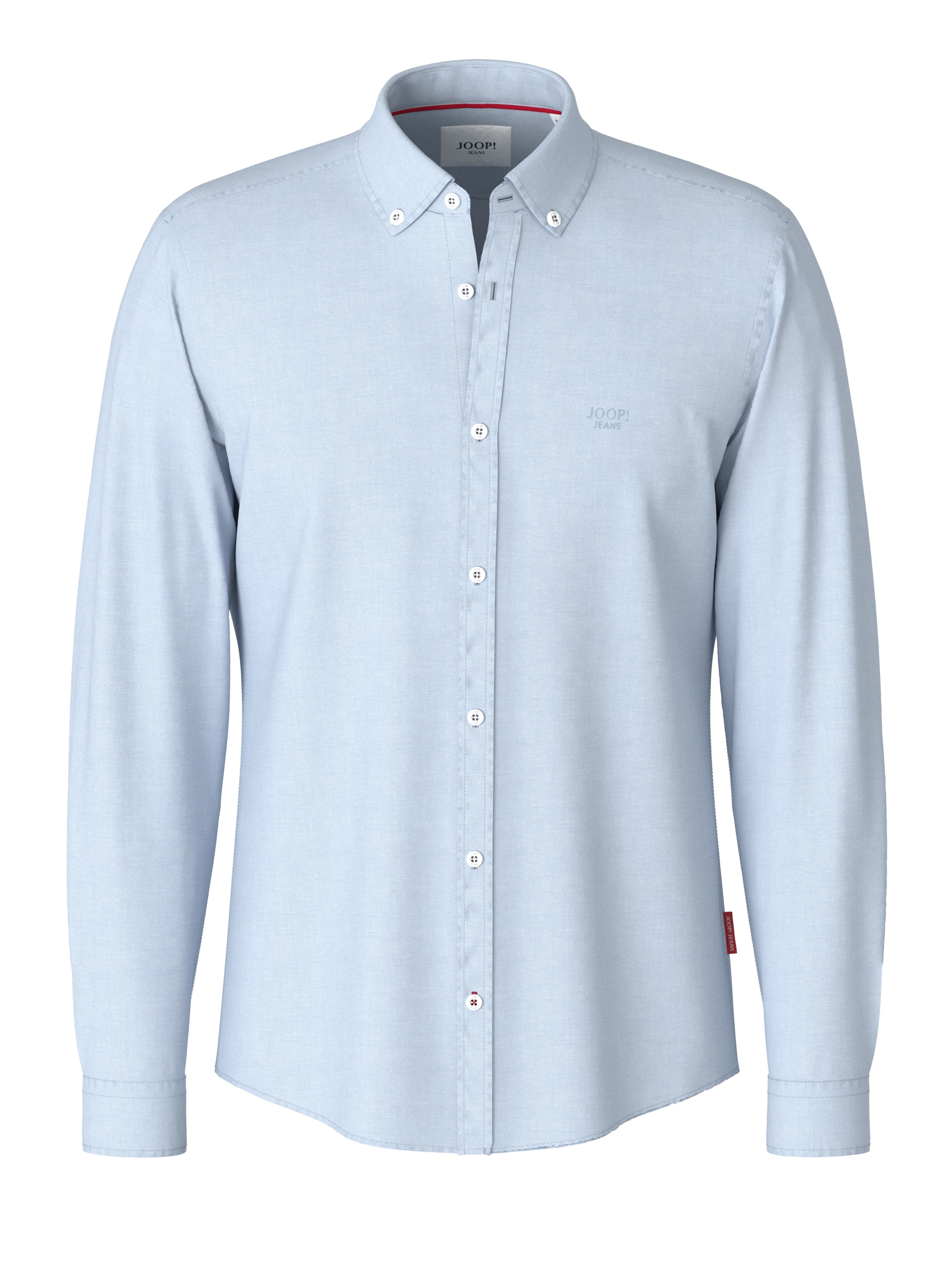 Joop Jeans Langarmhemd »Haven3-W«, Mit Ton-in Ton Markenlogoprint auf der Brust