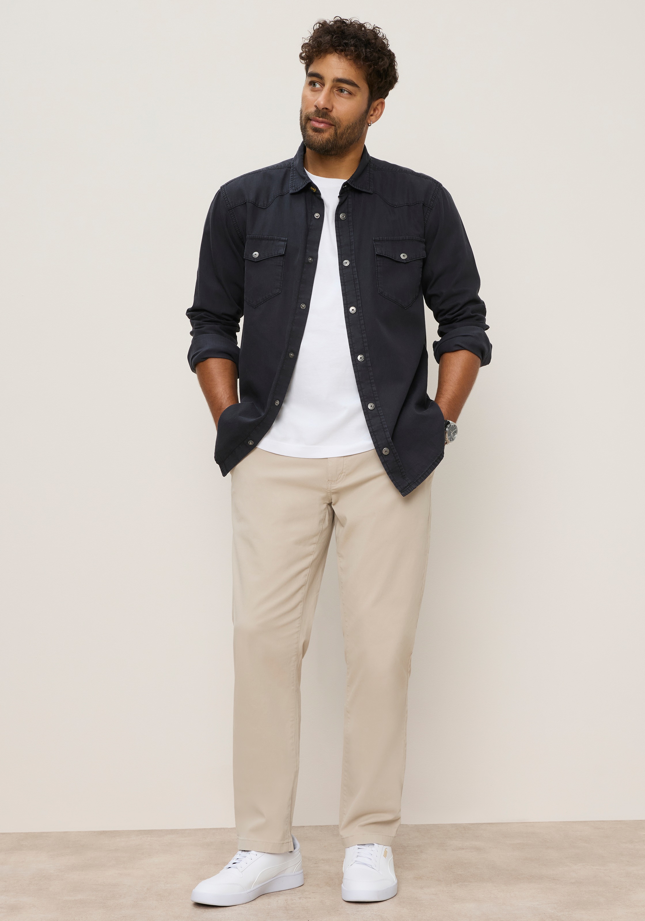Man's World Jogger Pants  mit gerader Beinform, Regular Fit, niedrige Leibhöhe