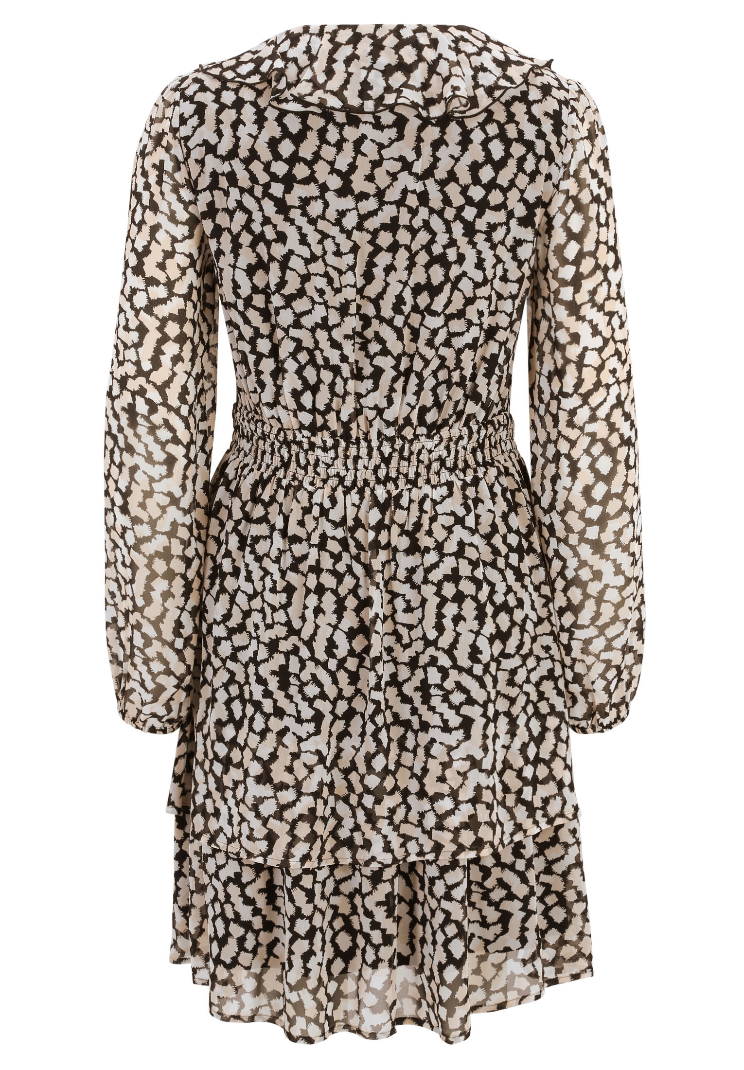 Cartoon Chiffonkleid »Cartoon Chiffonkleid mit Stufen«, Form
