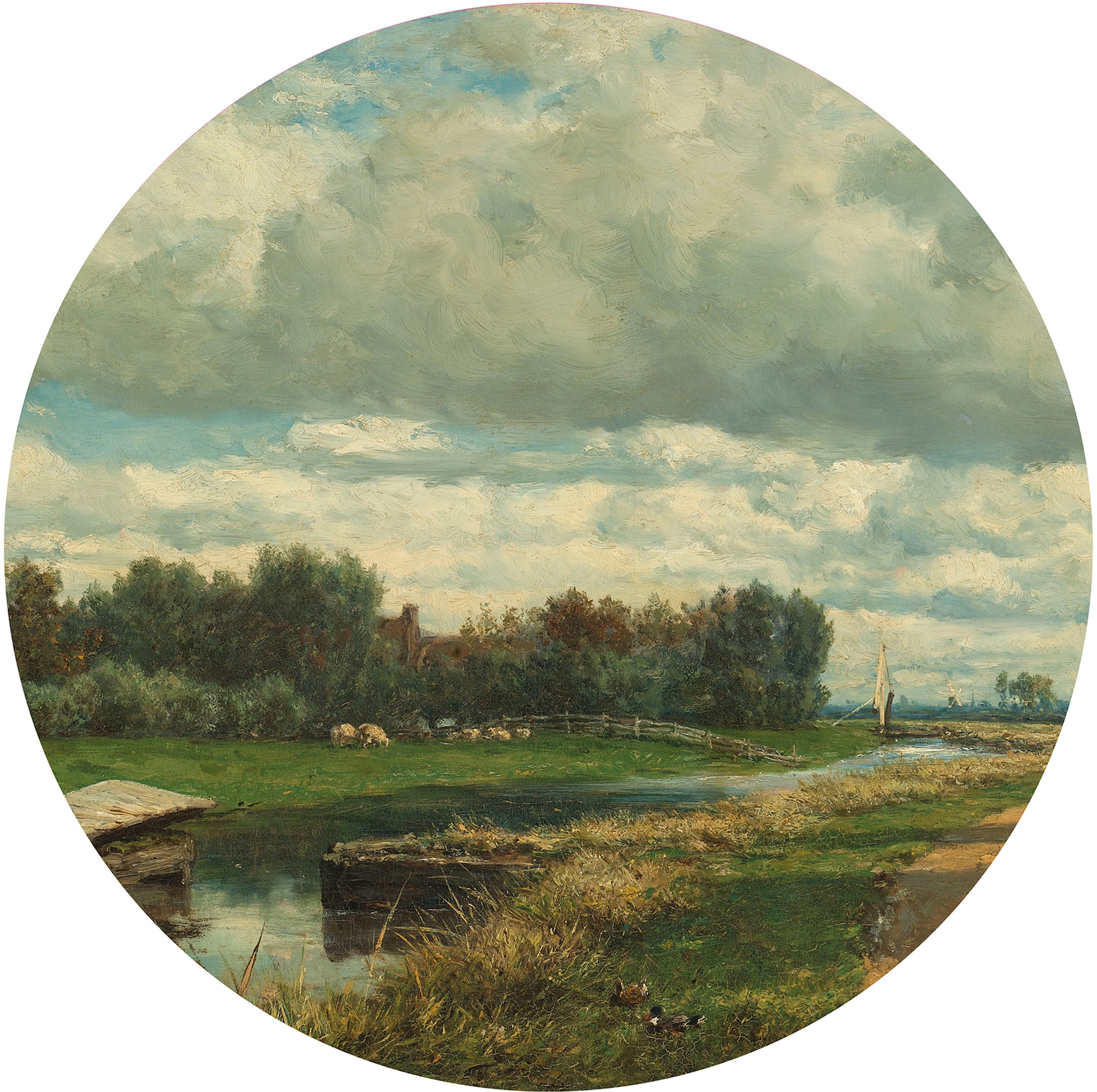 Art for the home Wandtattoo "Landschaft Rijksmuseum" günstig online kaufen