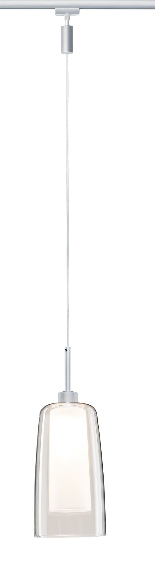 Paulmann Schienensystem-Leuchten »URail Pendel Arido II GU10 560lm 5W 2700K 230V Chrom matt, Klar, Satin«
