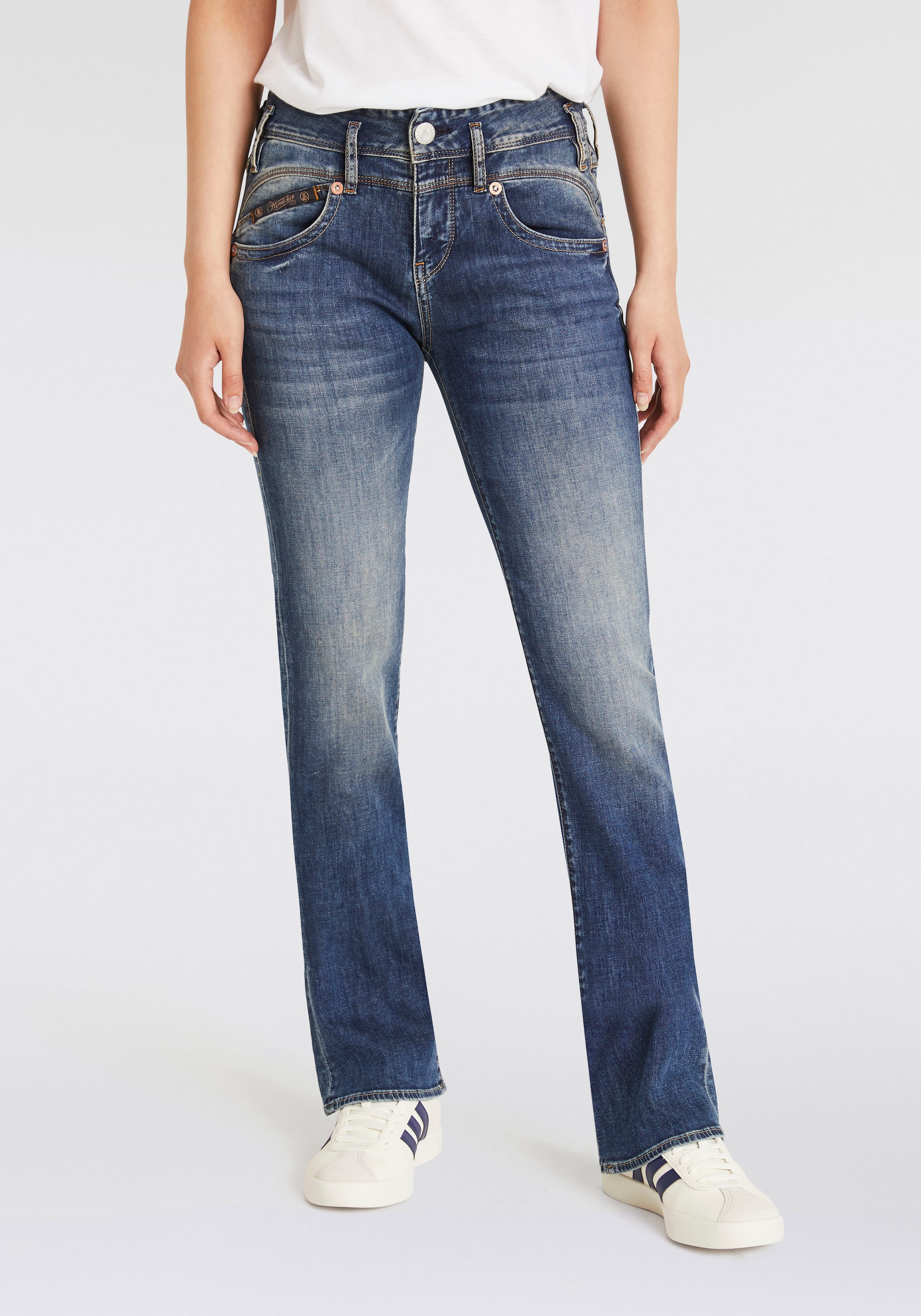 Herrlicher Bootcut-Jeans "Pearl Boot Denim Light", im Five-Pocket Style günstig online kaufen
