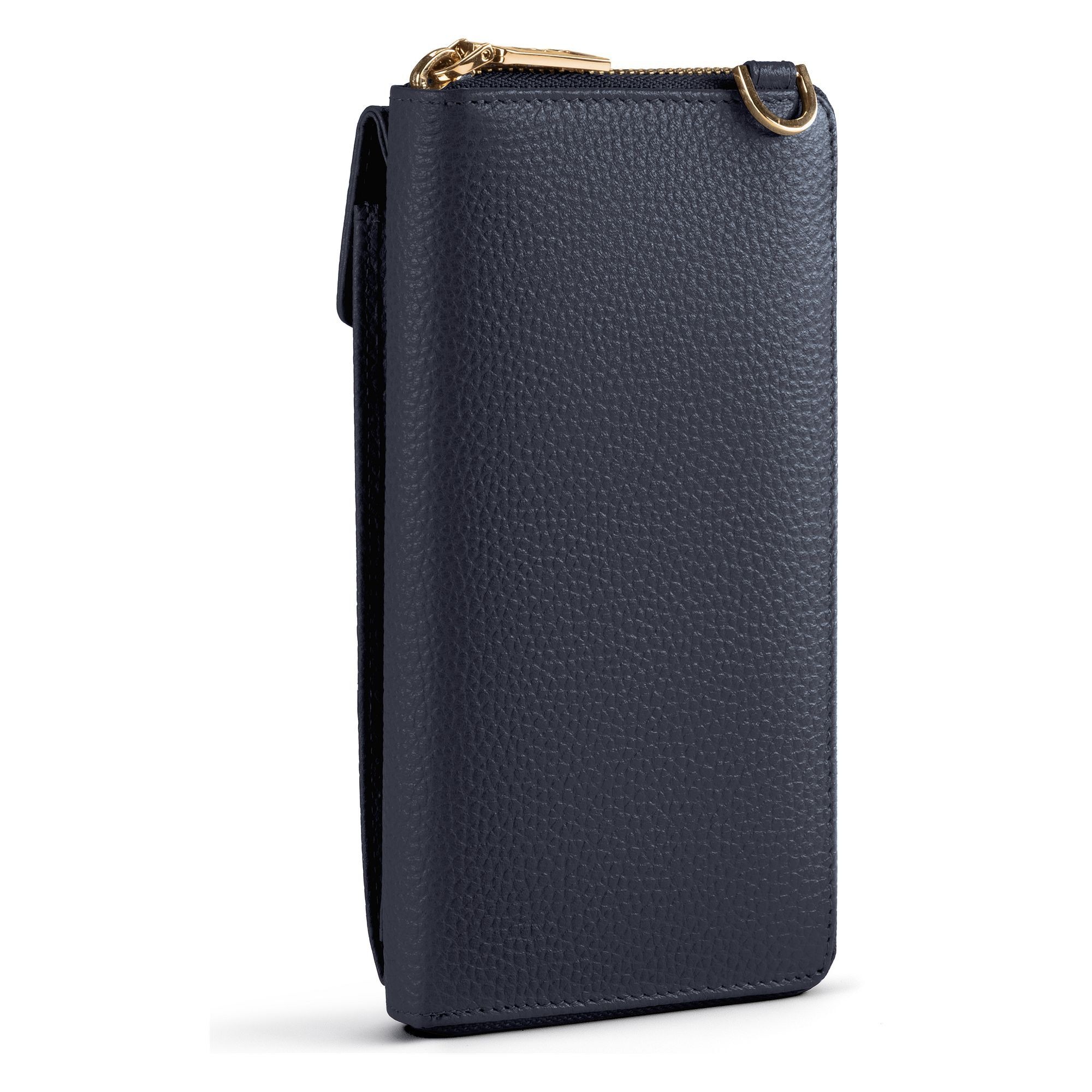 Lazarotti Smartphone-Hülle »Bologna Leather Zip-Around Geldbörse Handytasche Leder 19 cm«