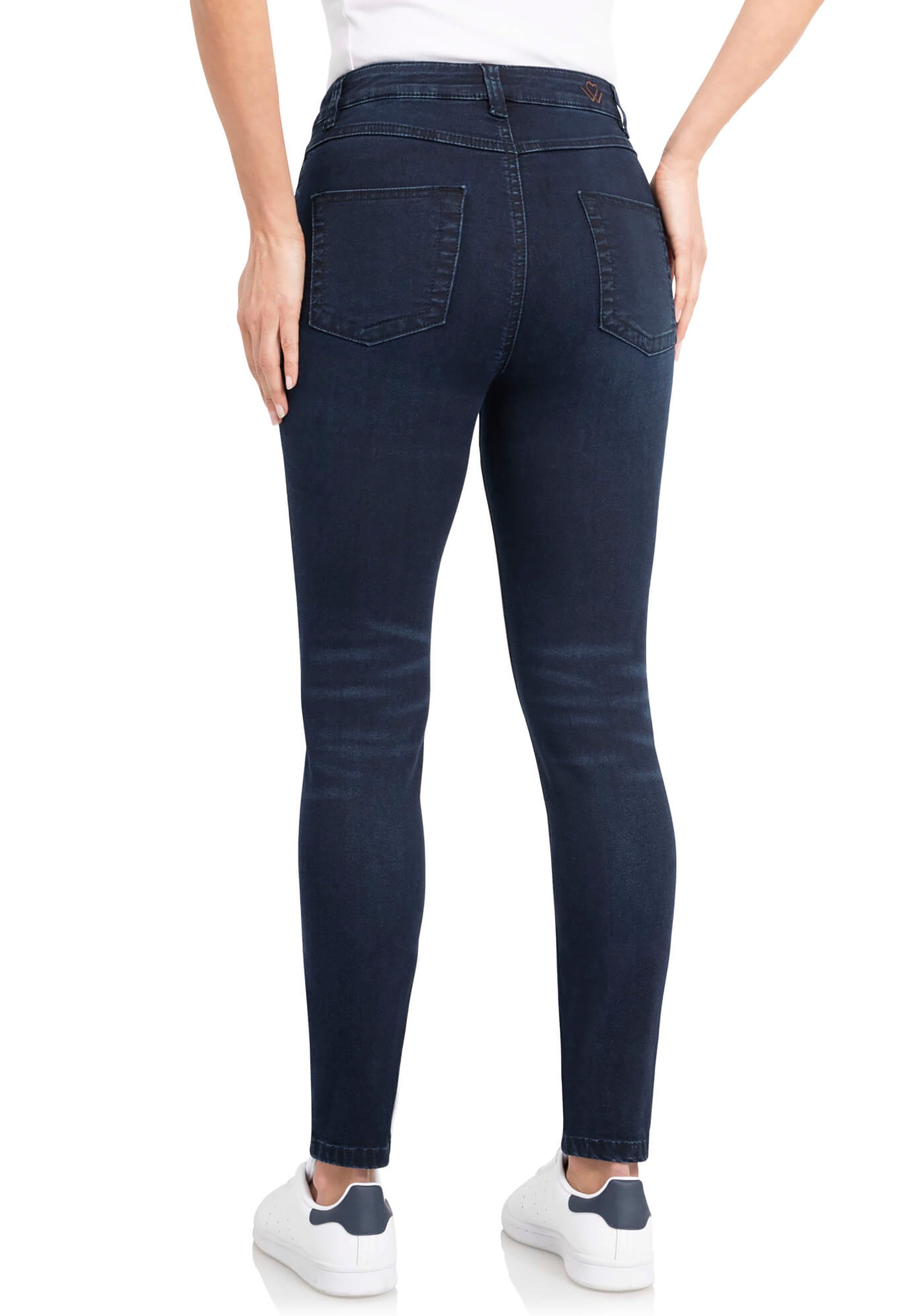 wonderjeans High-waist-Jeans "Skinny", in körperbetonter Passform günstig online kaufen