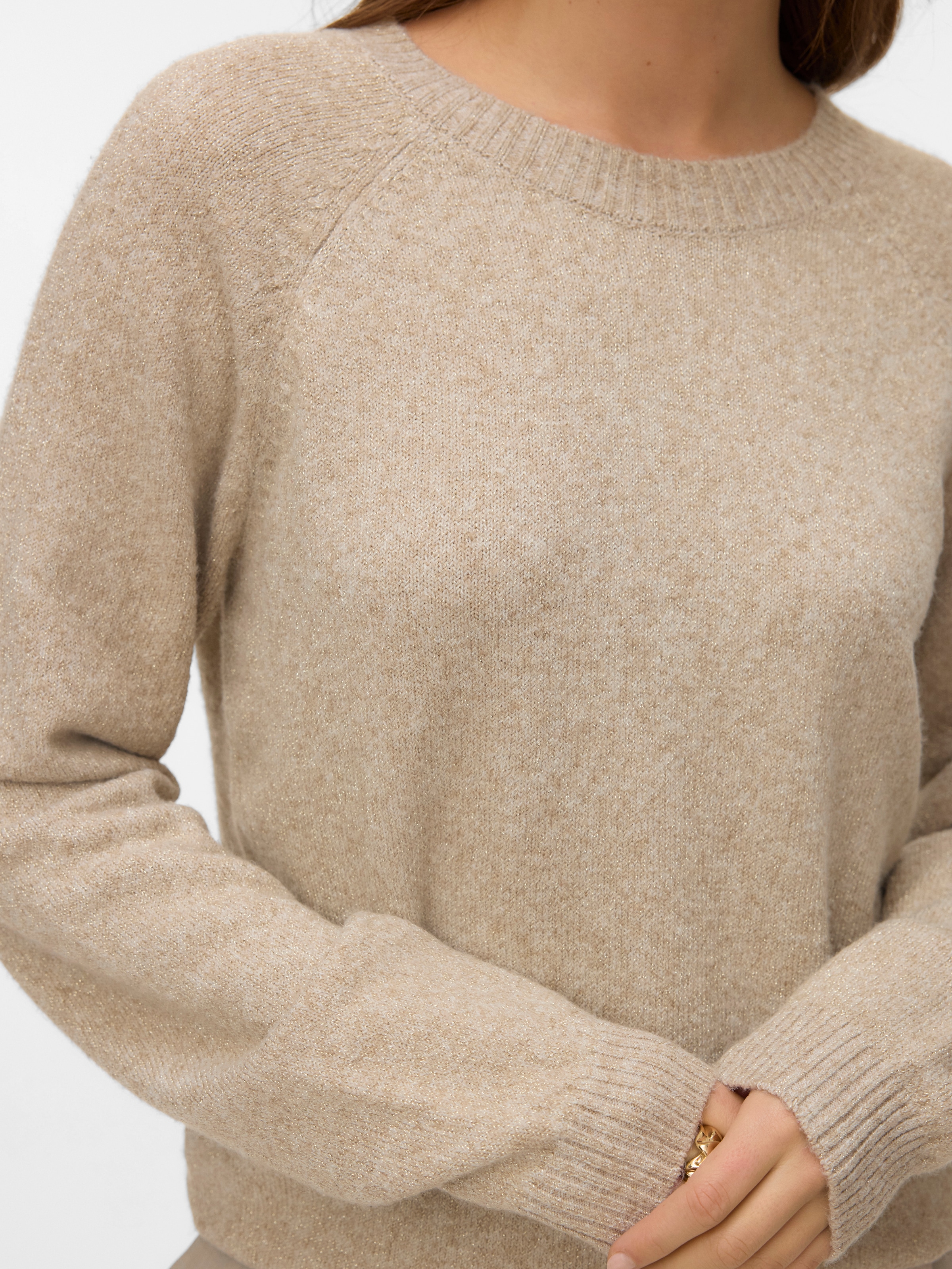 Vero Moda »VMDOFFYSHINE LS O-NECK BLOUSE REP NOOS«