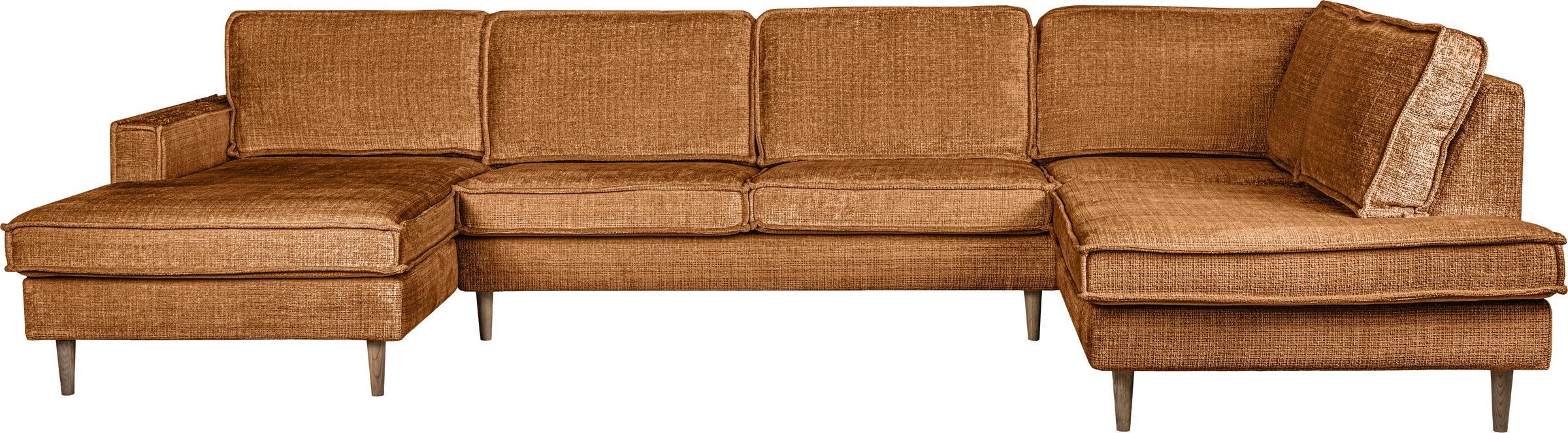 Home affaire Wohnlandschaft "Pinto Skandi, 350 cm, U-Form, XXL, mit Ottoman günstig online kaufen