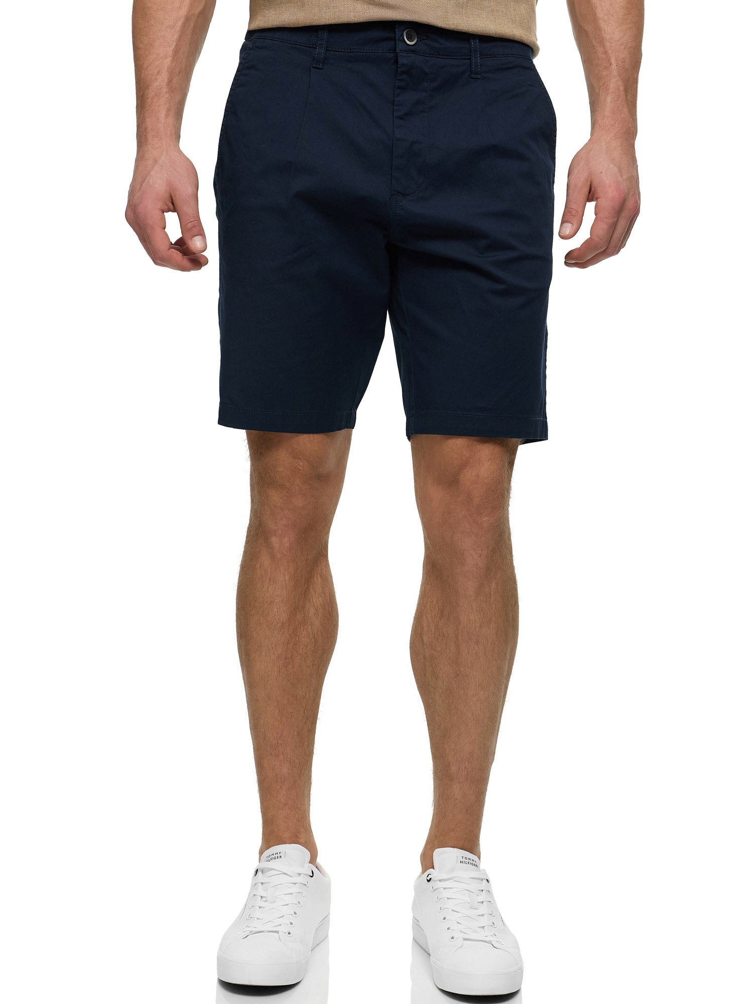 Indicode Chinoshorts "INSpring Pleat Shorts" günstig online kaufen