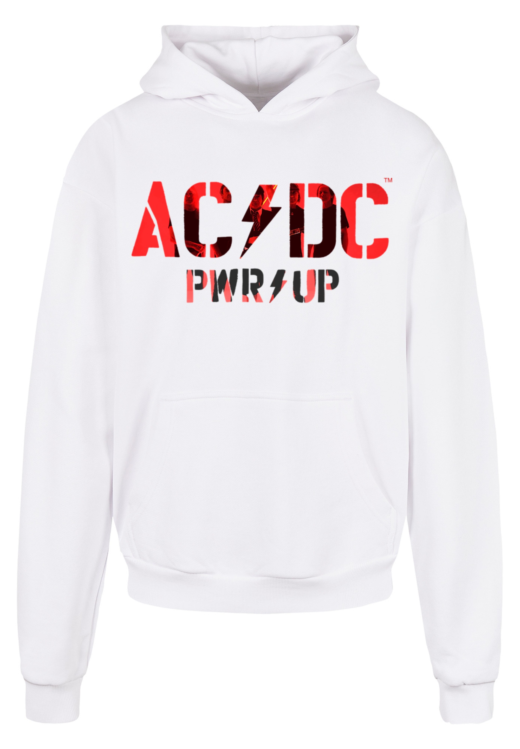 F4NT4STIC Kapuzenpullover »ACDC PWRUP Photo Logo«, Print