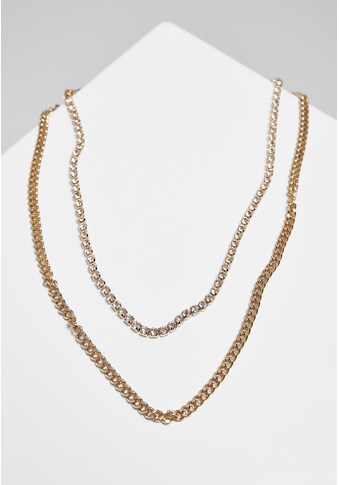 URBAN CLASSICS Schmuckset »Urban Classics Accessoires Double Layer Diamond Necklace« kaufen