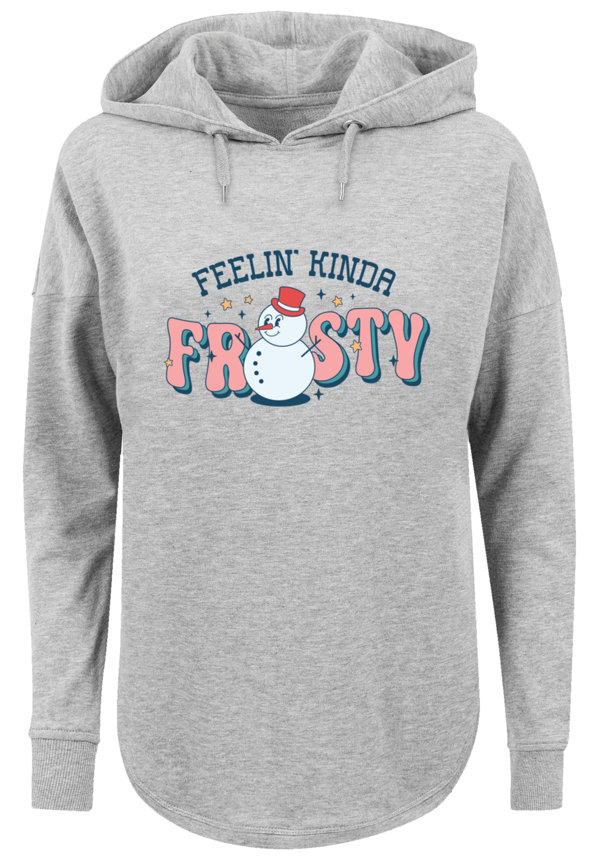 F4NT4STIC Kapuzenpullover »Feelin Kinda Frosty Snowman«, Premium Qualität