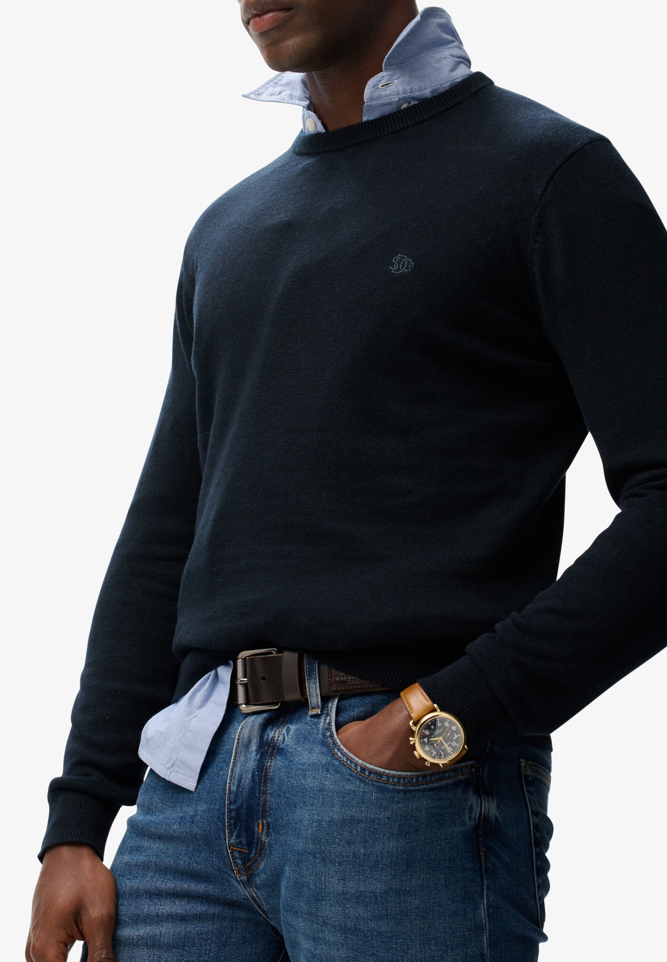 Superdry Strickpullover »ESSENTIALS COTTON JUMPER«