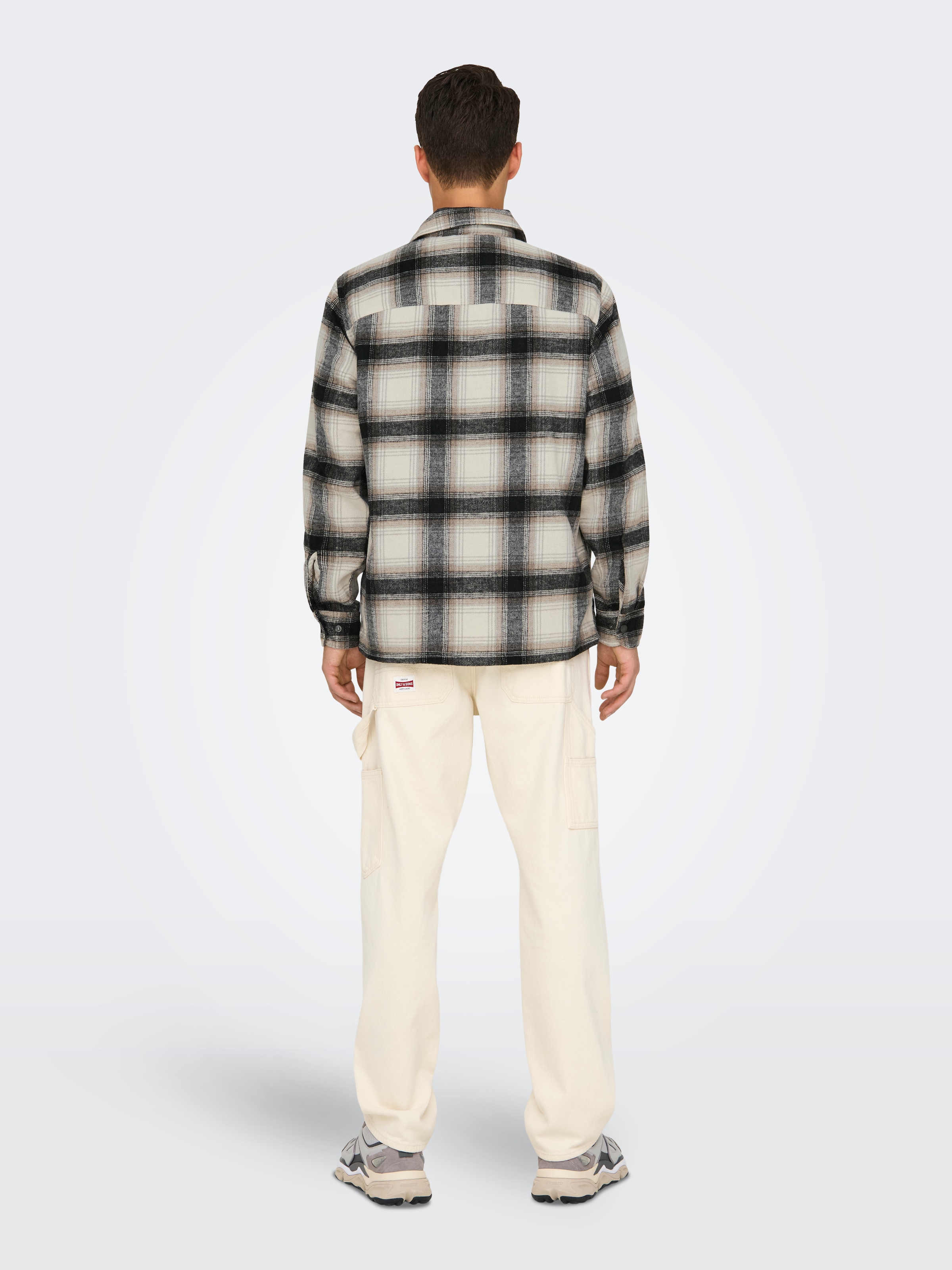 ONLY & SONS Langarmhemd »ONSAUSTIN WOOL ZIP OVERSHIRT«