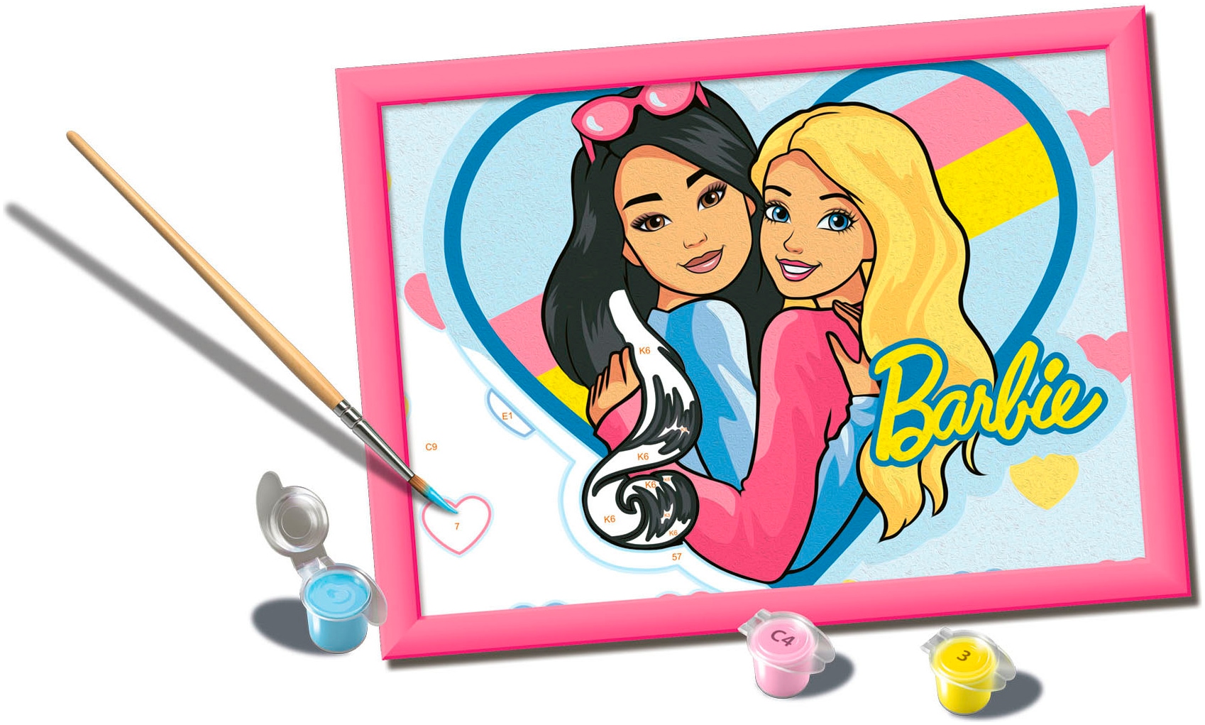 Ravensburger Malen nach Zahlen »CreArt, Barbie-Duo«, Made in Europe