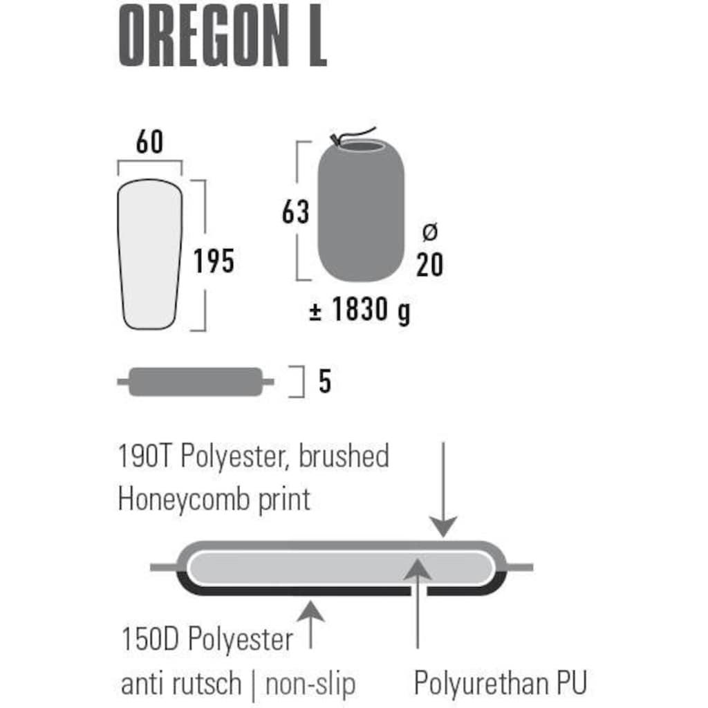 High Peak Thermomatte »selbstaufblasbare Matte Oregon«