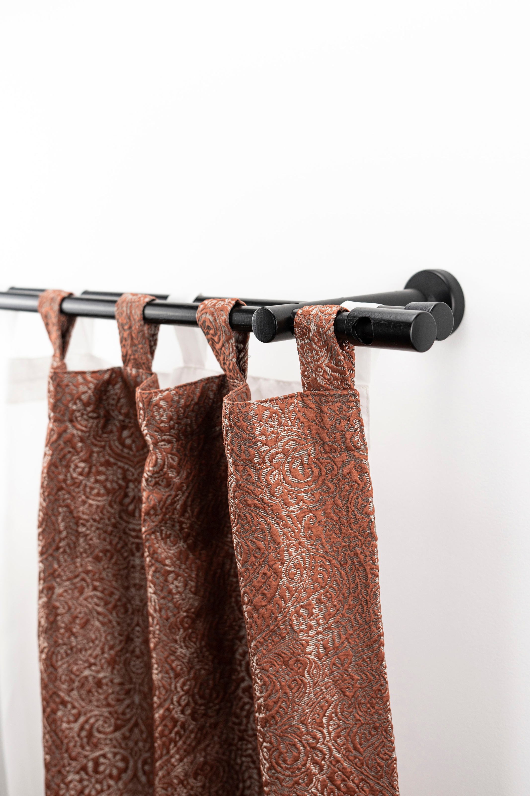 GARESA Gardinenstange "PANDRI" Ø 20 mm 2 läufig-läufig Wunschmaßlänge Vorha günstig online kaufen