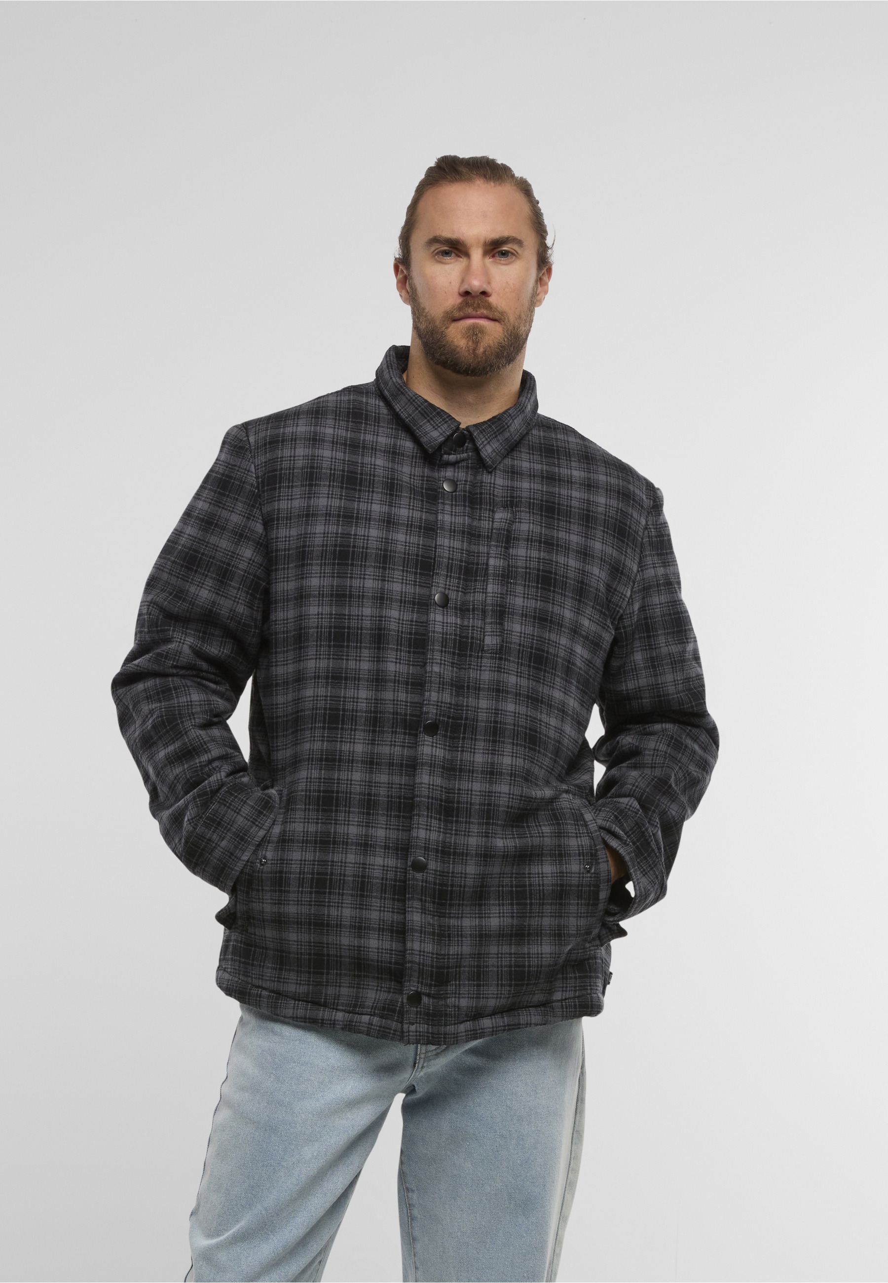 Brandit Allwetterjacke »Brandit Brandit Sherpa Lumberjacket« 1 Stk. tlg. ohne Kapuze