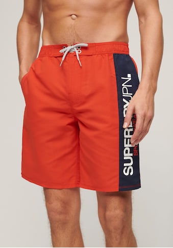 Superdry Badeshorts »SD-SPORTSWEAR LOGO 19