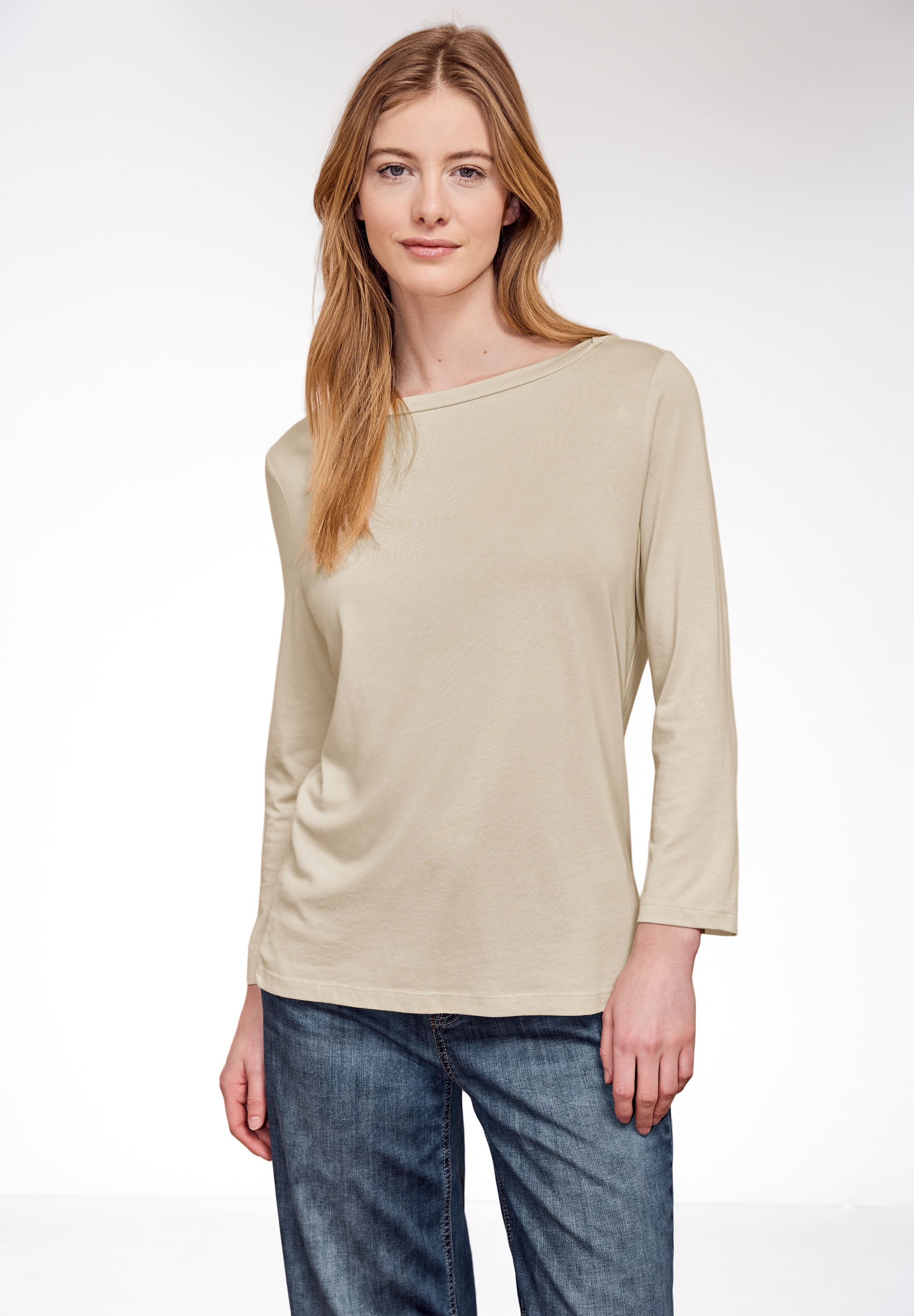 STREET ONE STUDIO 3/4-Arm-Shirt Jersey