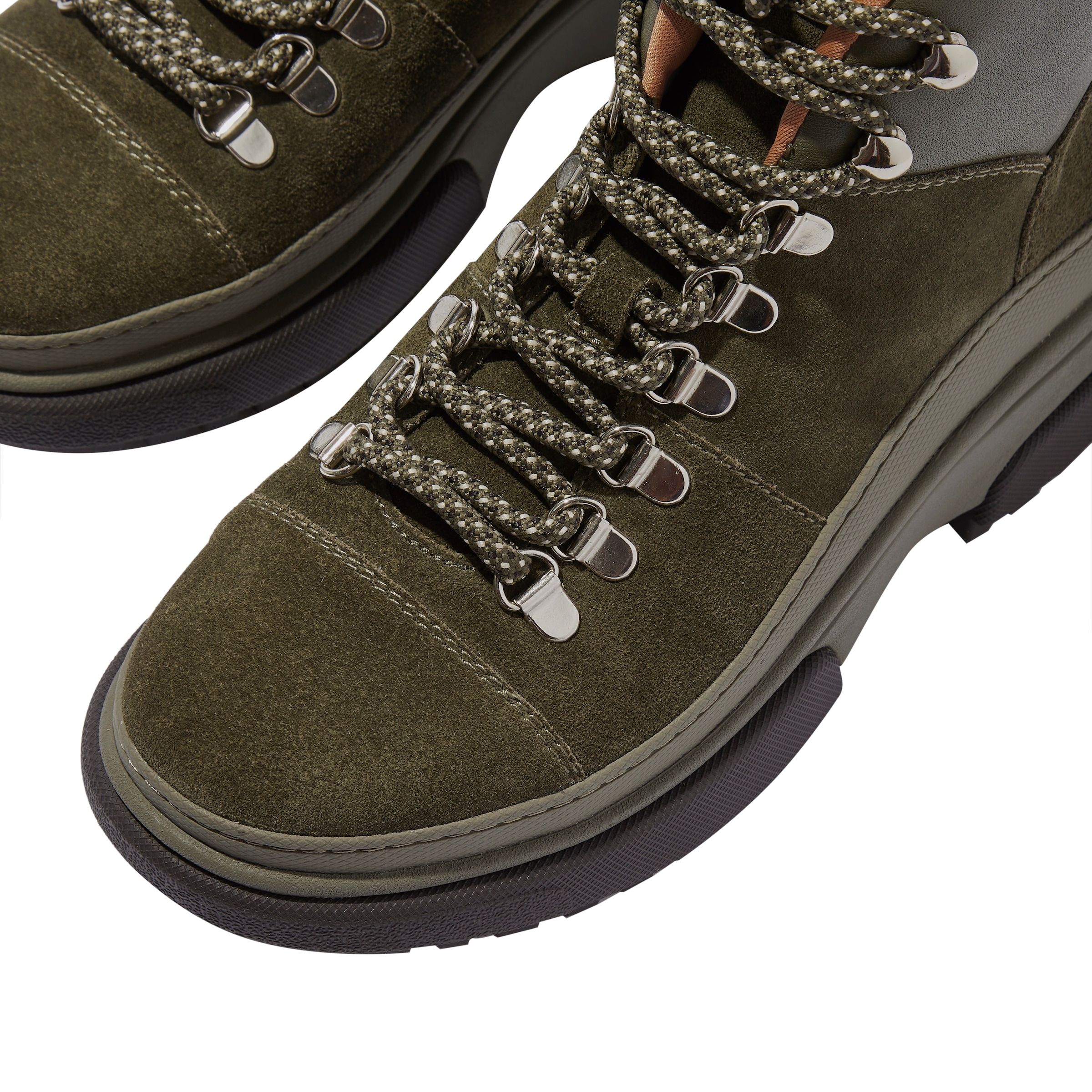 Fitflop Schnürboots »WYLDER SUEDE HIKER-LACE BOOTS«, Trekking Boots, Schnürstiefel mit robuster Plateausohle