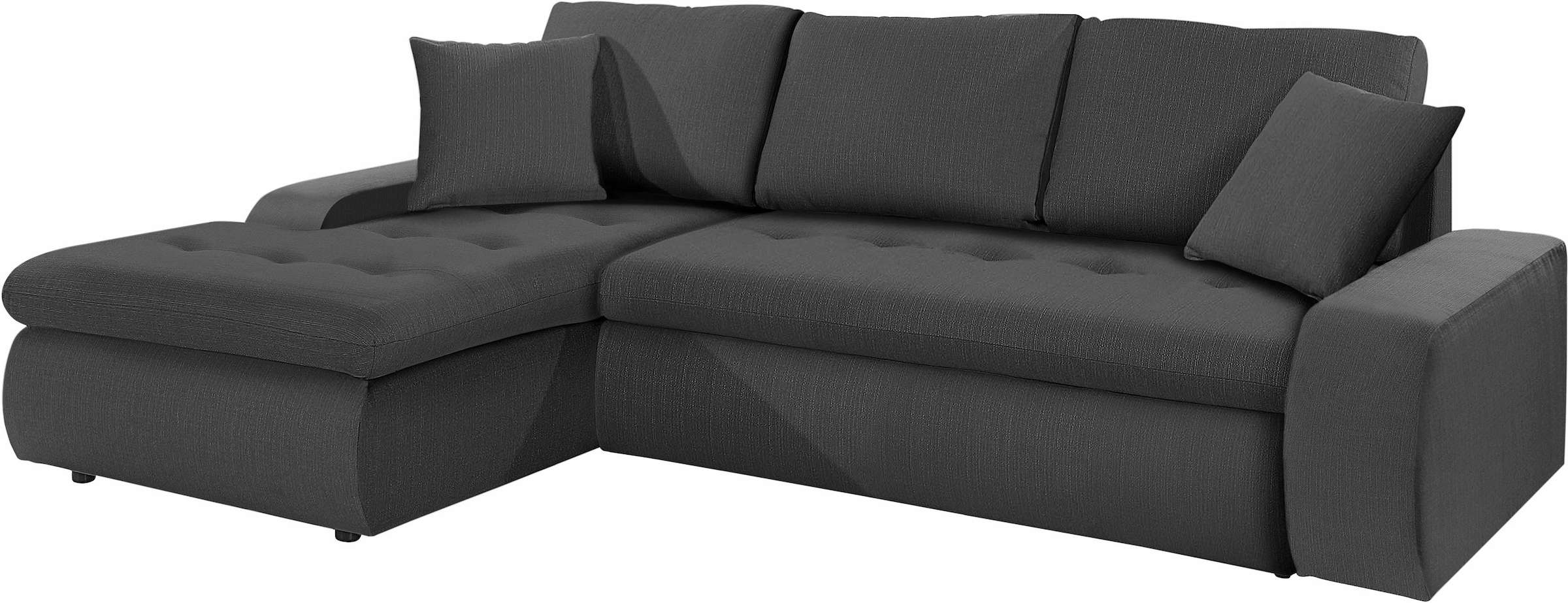 TRENDMANUFAKTUR Ecksofa »Indie II, tolle Detailverarbeitung, bequem und komfortabel im Sitz«, XL und XXL, wahlweise mit Bettfunktion, L-Form