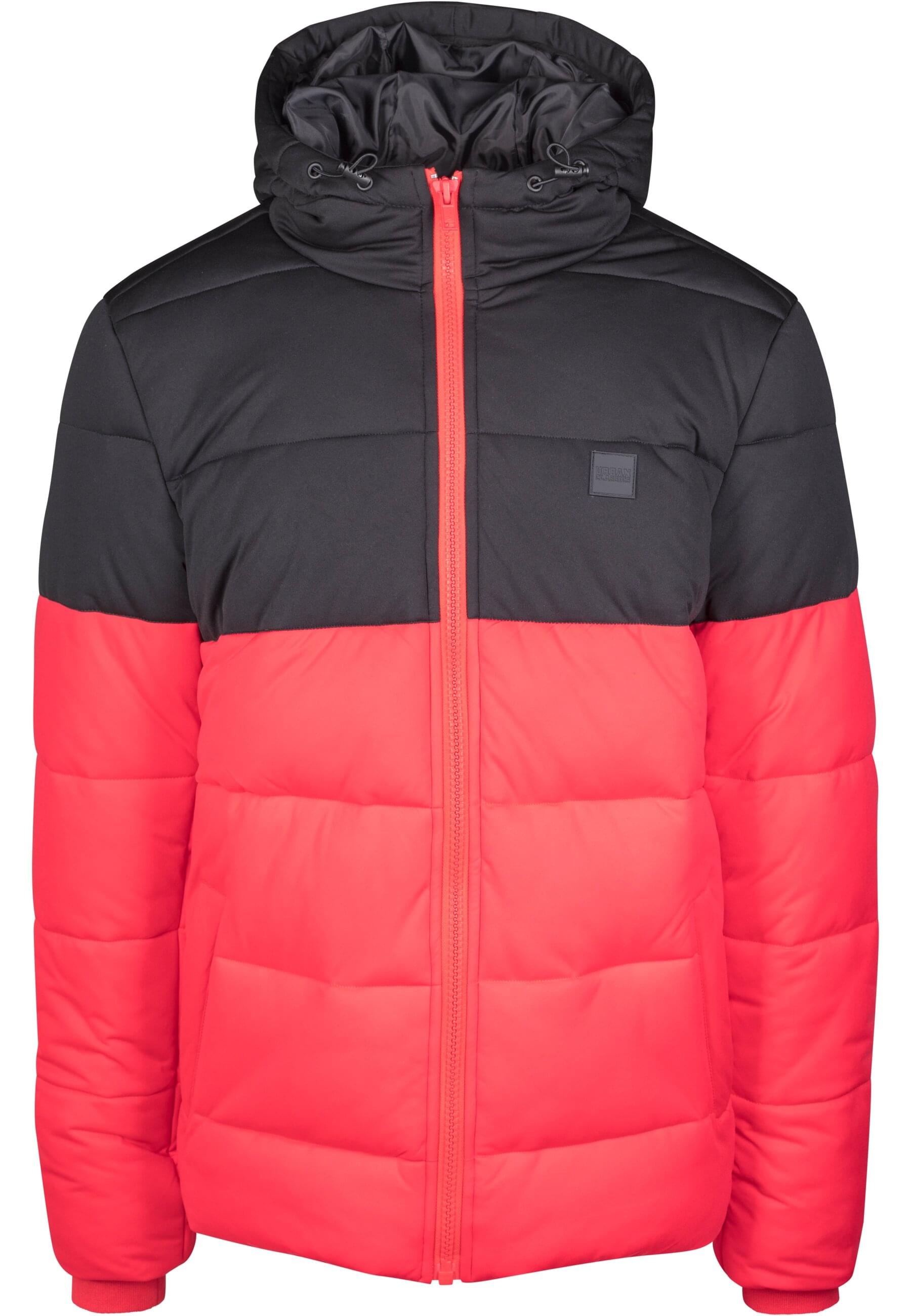 URBAN CLASSICS Winterjacke »Urban Classics Herren Hooded 2-Tone Puffer Jacket«, (1 St.), mit Kapuze