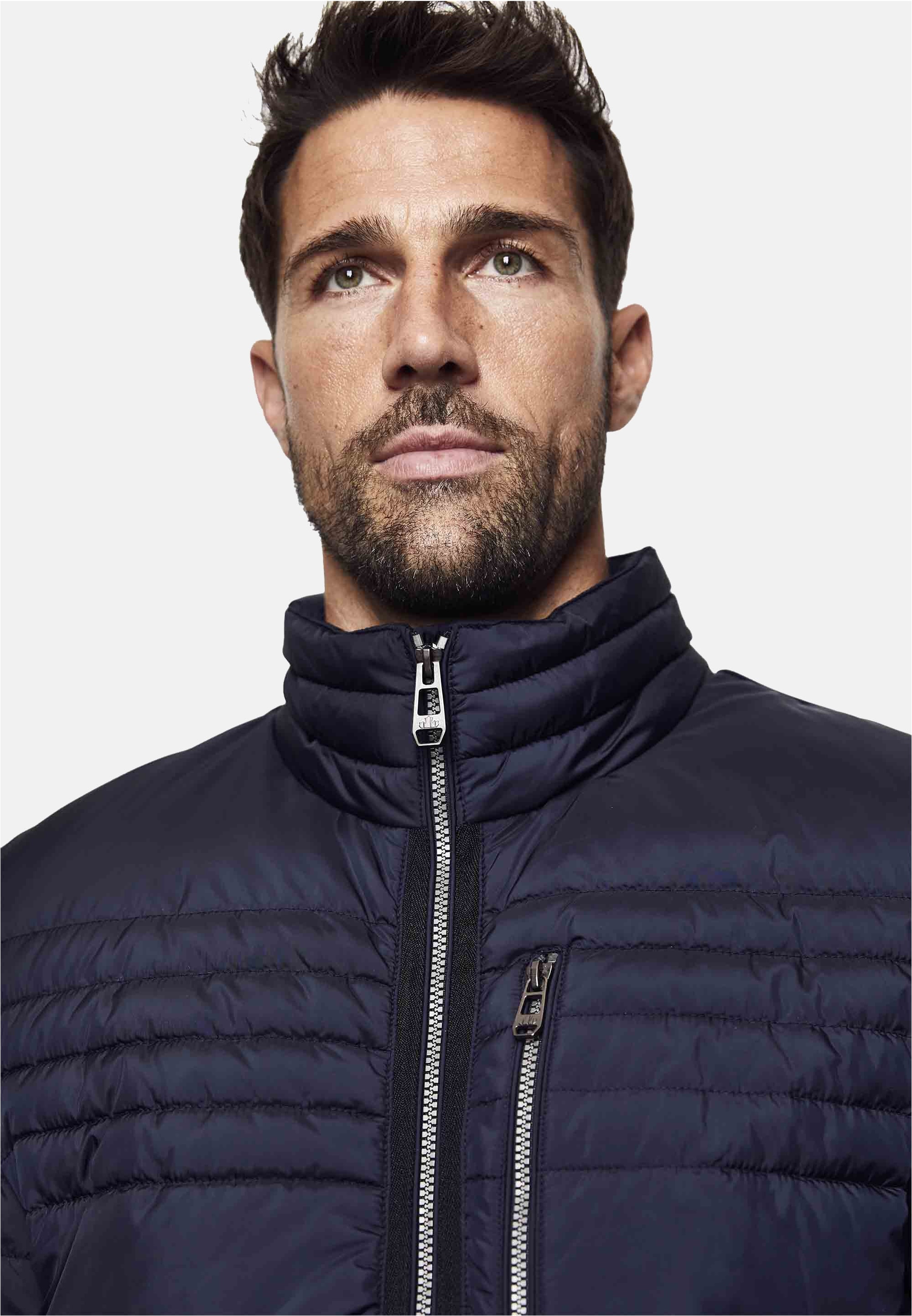 New Canadian Steppjacke, mit elastischem Bund am Saum und Armabschluss