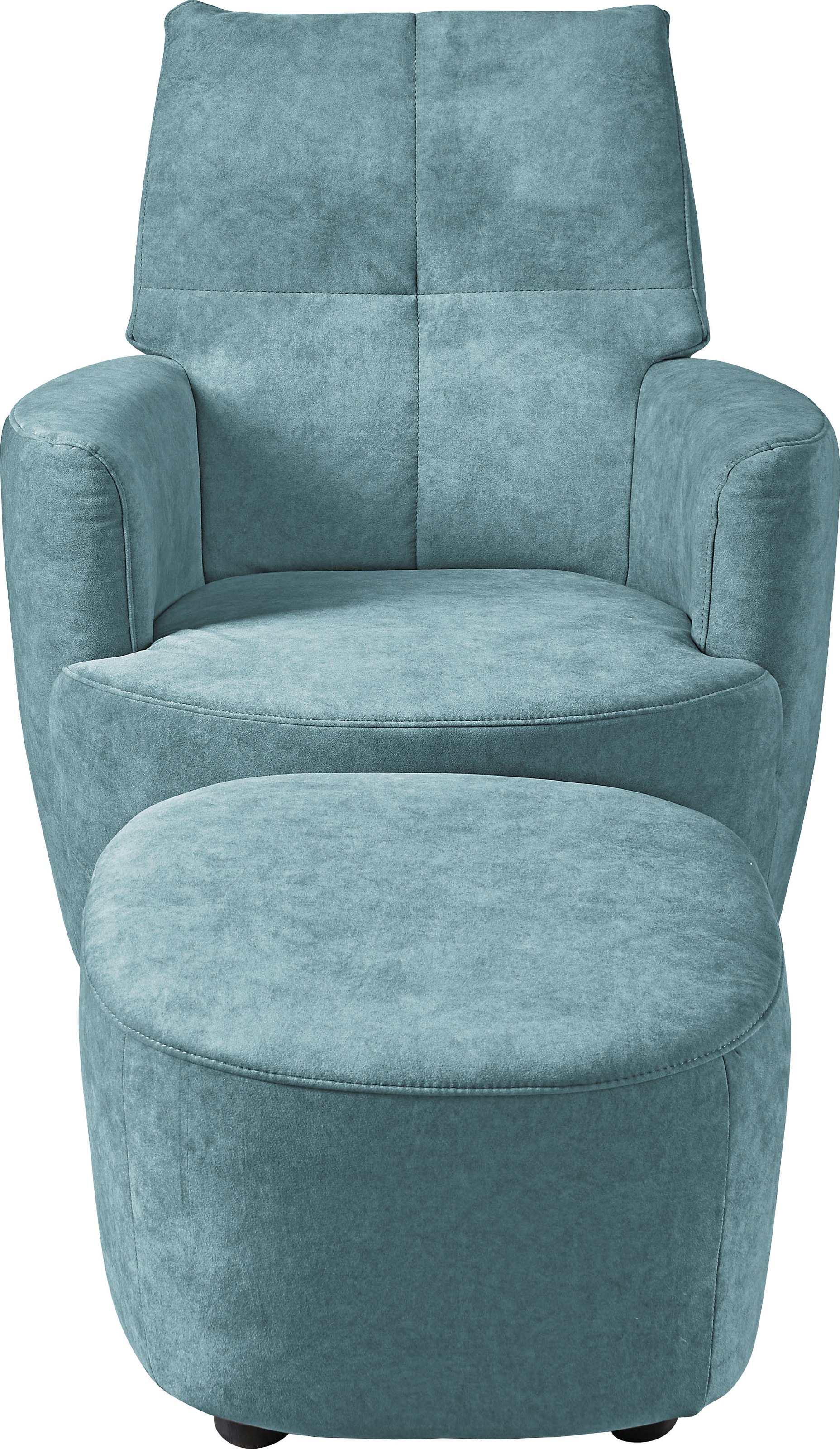 set one by Musterring Relaxsessel »SO 1450«, (Set), mit Dreh- und Wippfunktion, inklusive Hocker