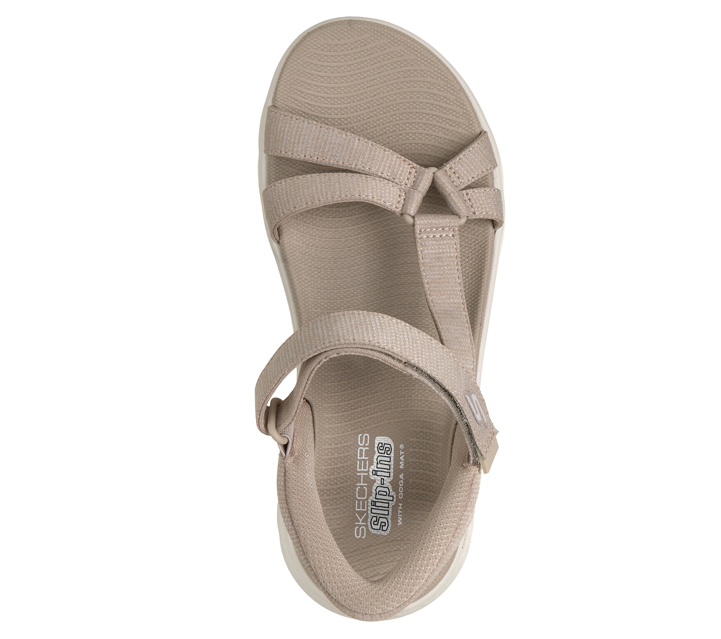 Skechers Sandale »GO WALK FLEX SANDAL-ILLUMINATE«  Sandalette, Trekking Sandale mit Gogo Mat Fußbett